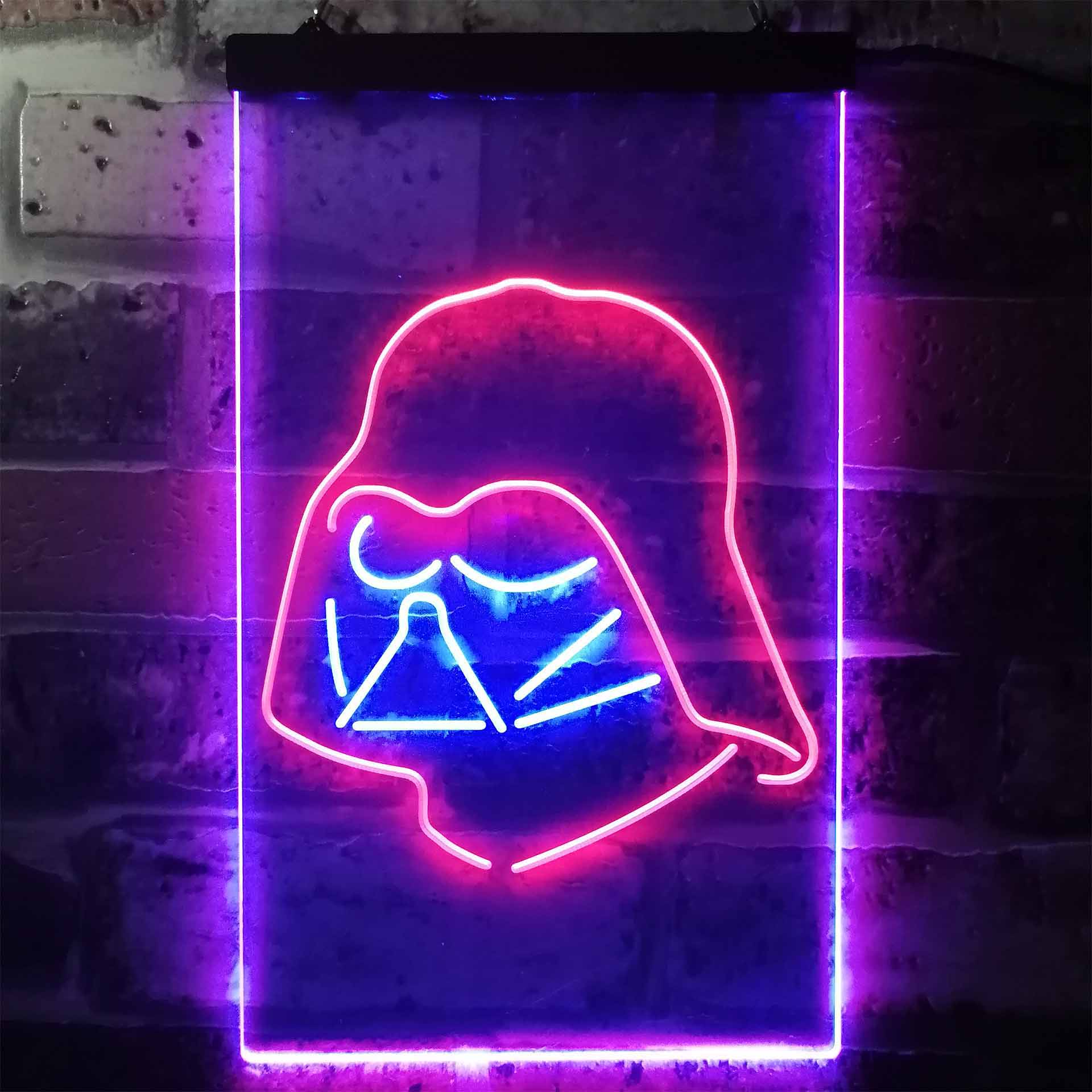 Star Wars Darth Vader Face Game Room Neon Light LED Sign