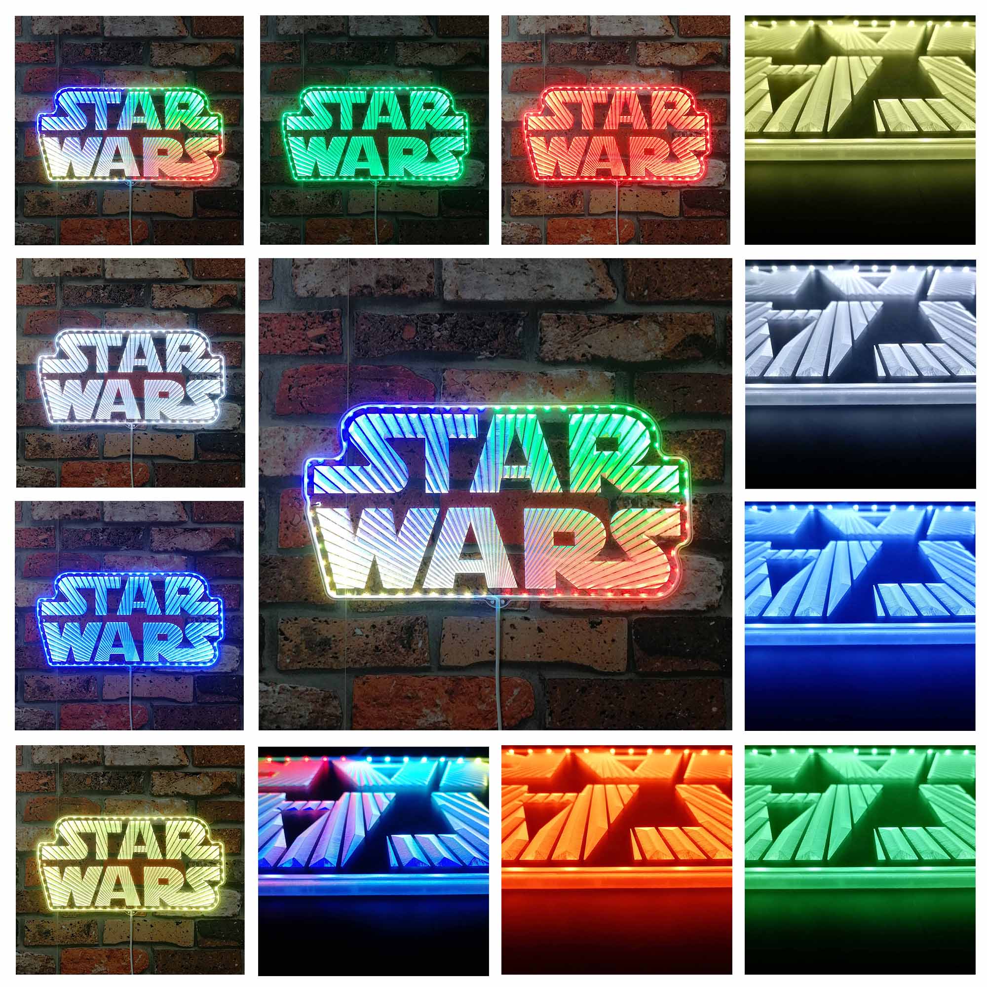 Star Wars Neon LED Sign with Dynamic RGB Colors - Image 2