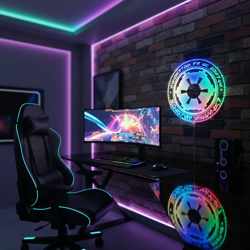 Star Wars Galactic Empire Neon LED Sign with Dynamic RGB Colors - Image 8