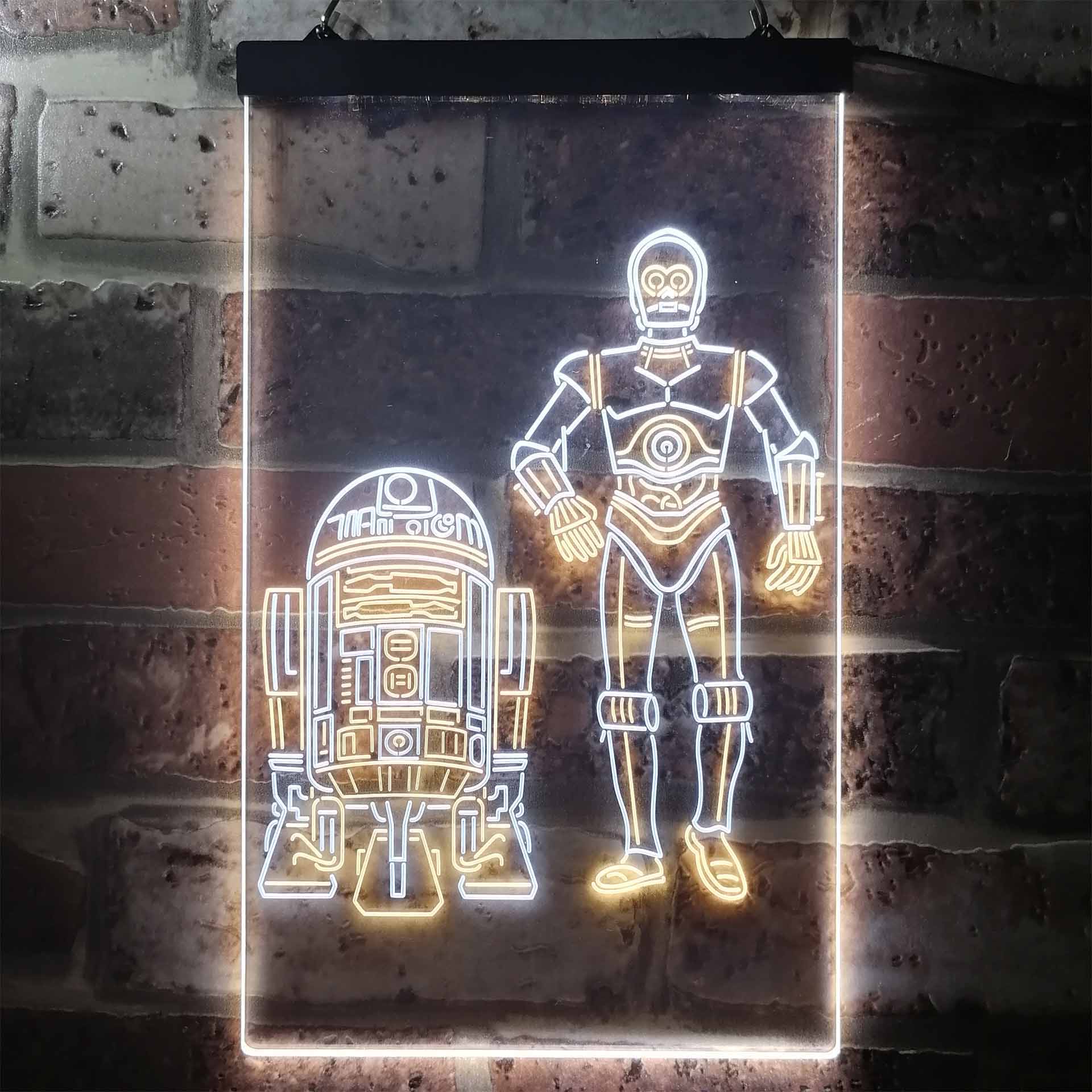 Star Wars R2D2 C3PO LED Neon Sign - Image 13