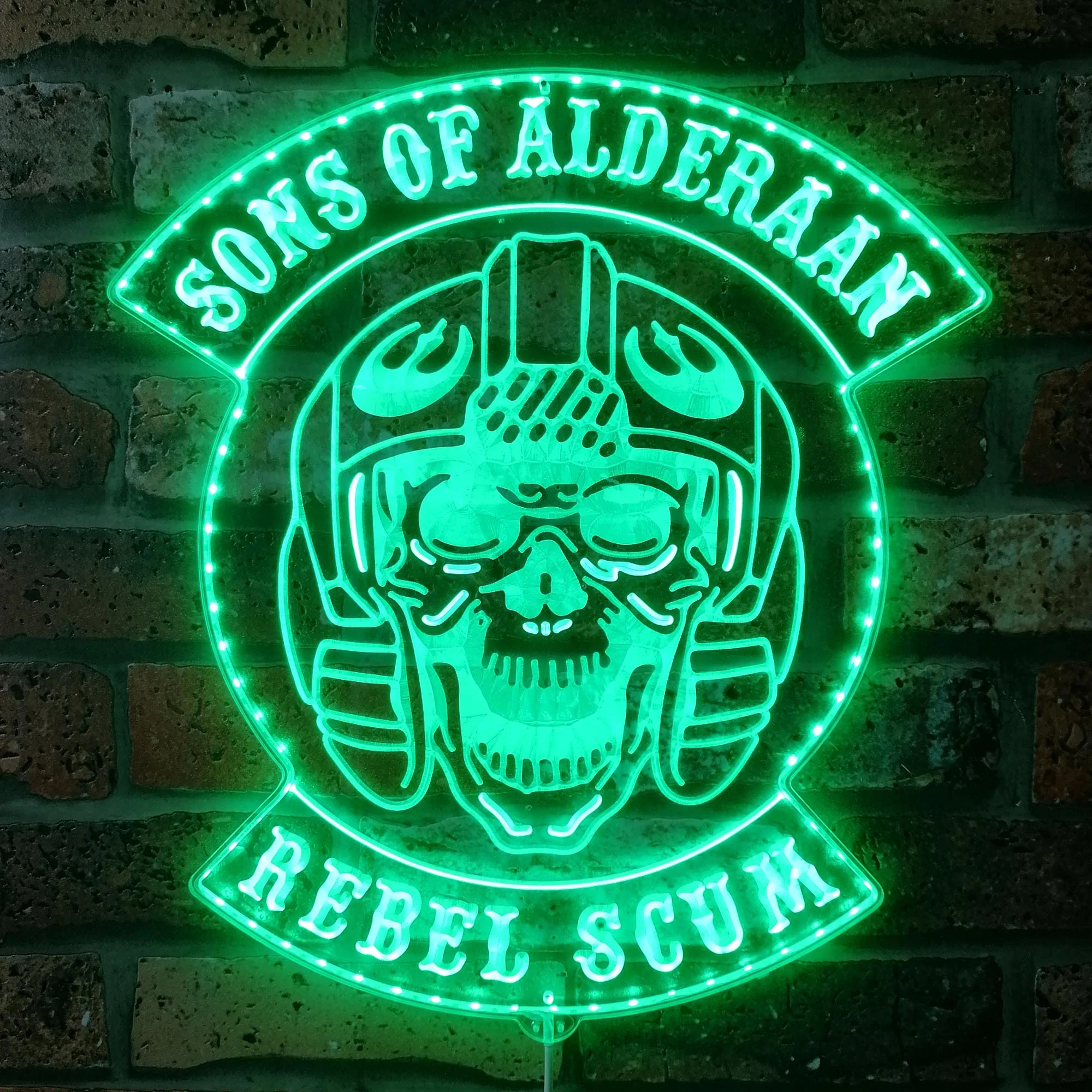 Star Wars Sons of Alderaan Neon LED Sign with Dynamic RGB Colors - Image 6