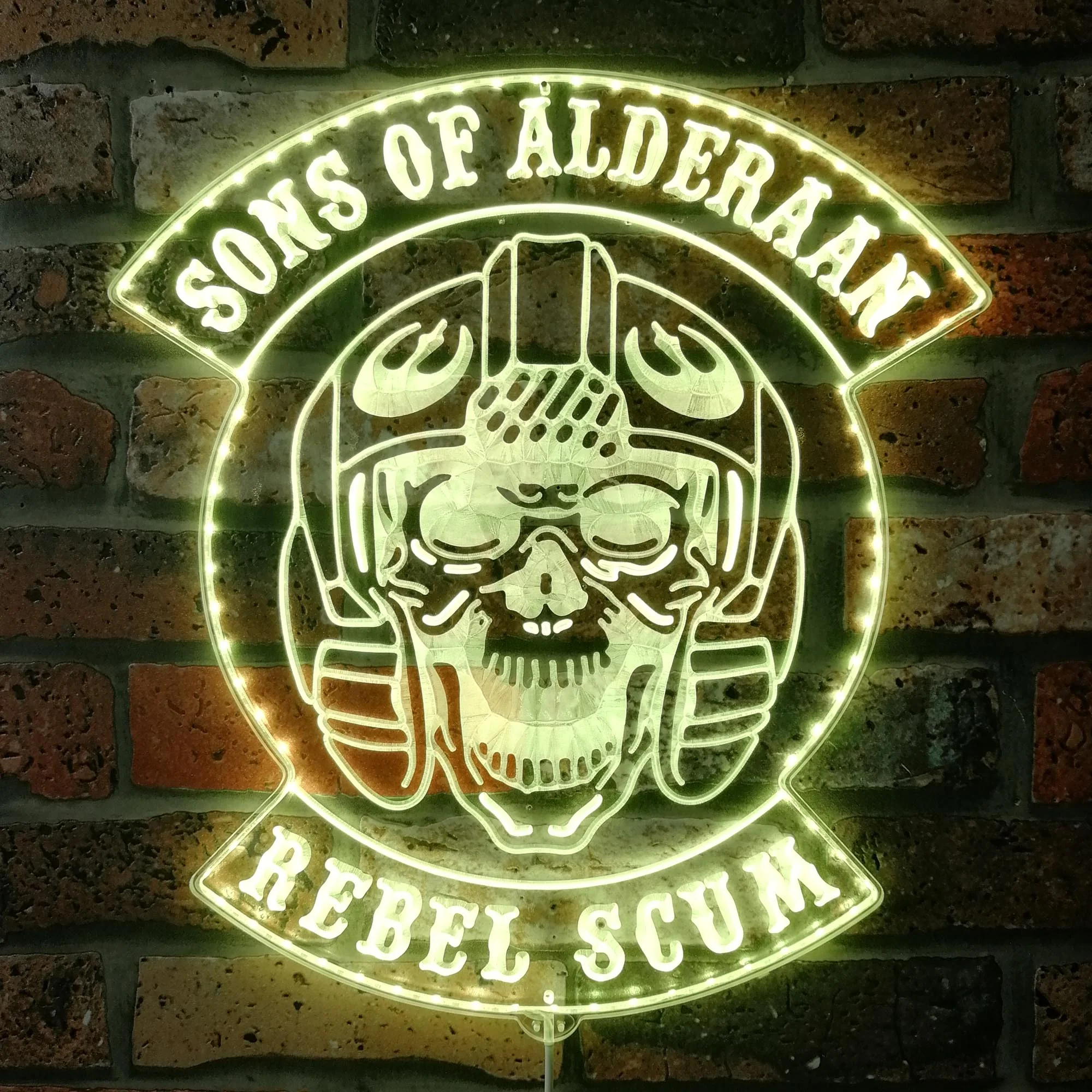 Star Wars Sons of Alderaan Neon LED Sign with Dynamic RGB Colors - Image 7