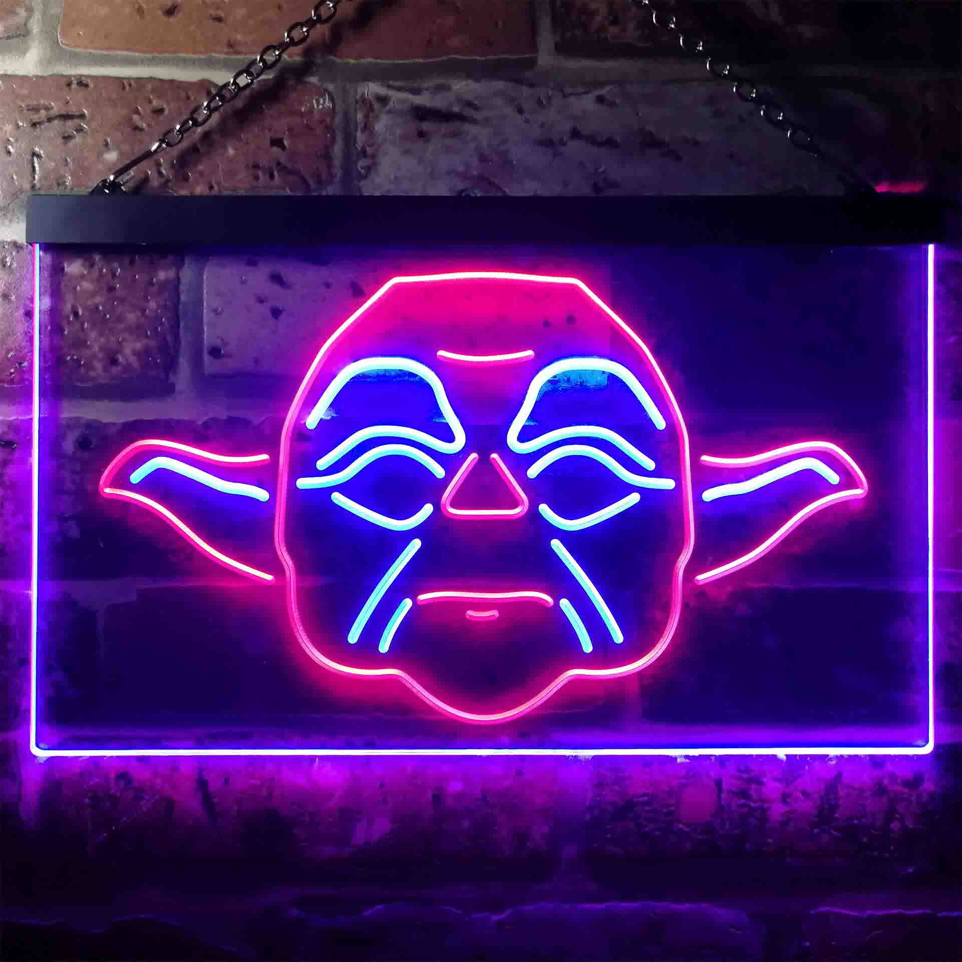 Yoda Face LED Neon Sign - Image 4