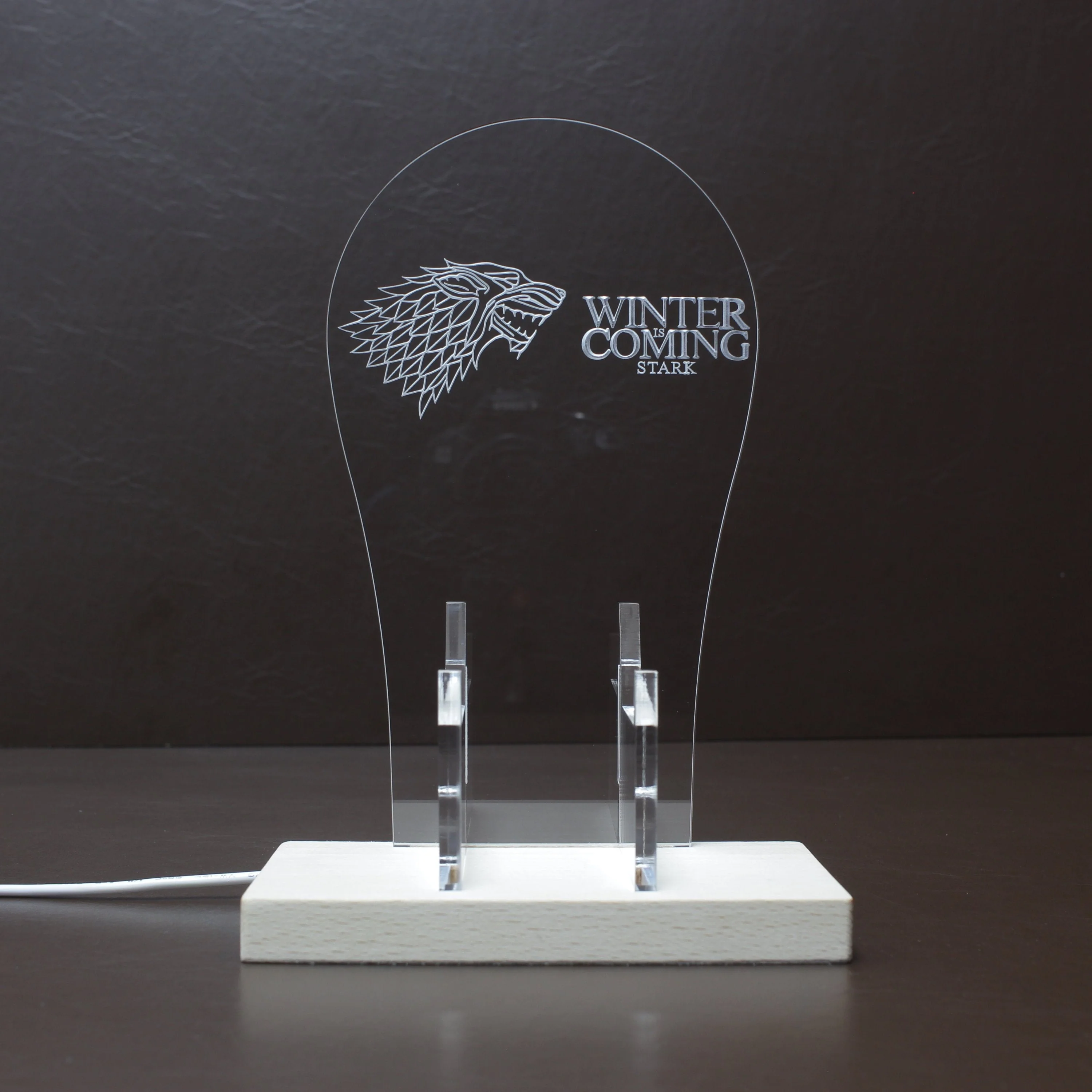 Stark Game of Thrones LED Gaming Headset Controller Stand - Image 10