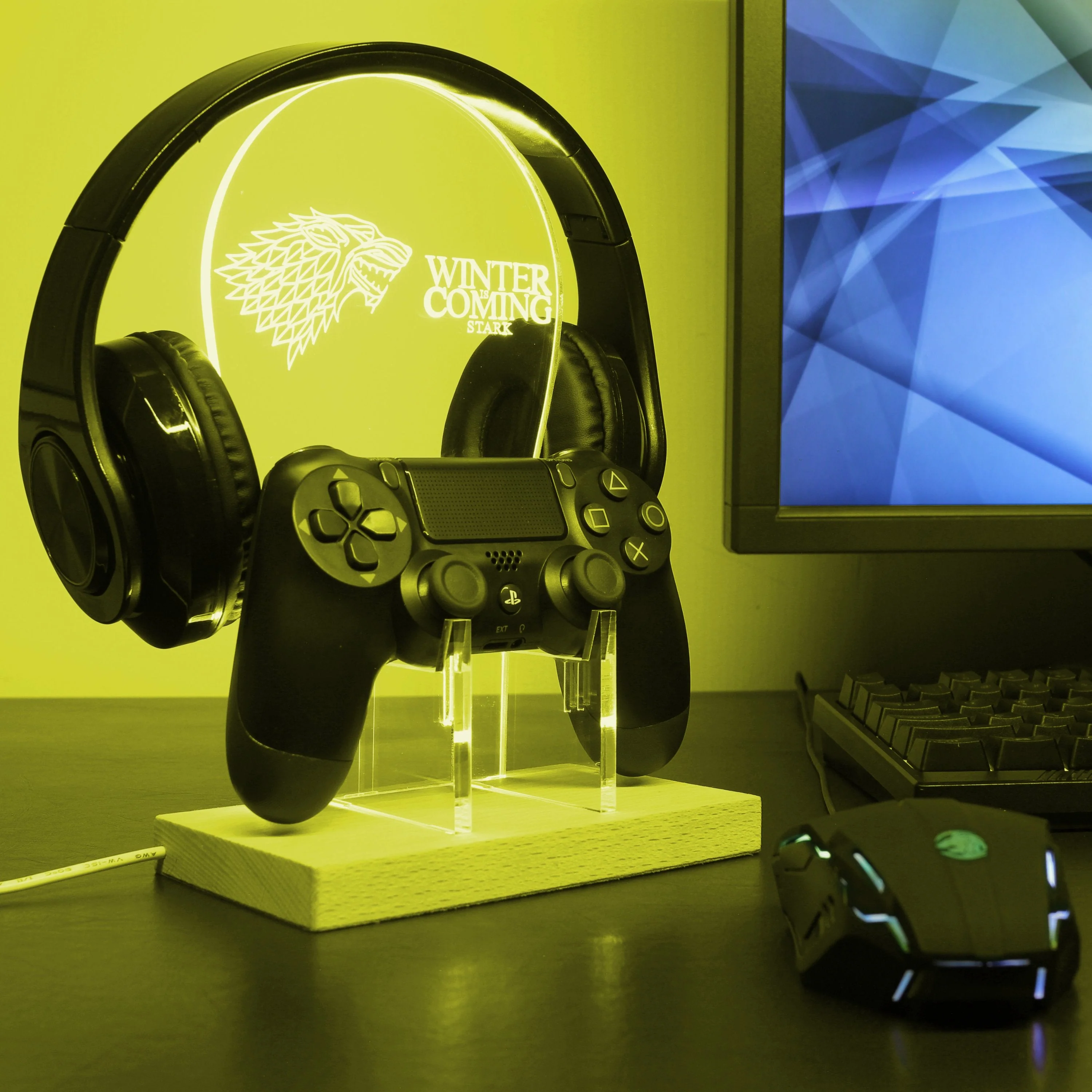 Stark Game of Thrones LED Gaming Headset Controller Stand - Image 4