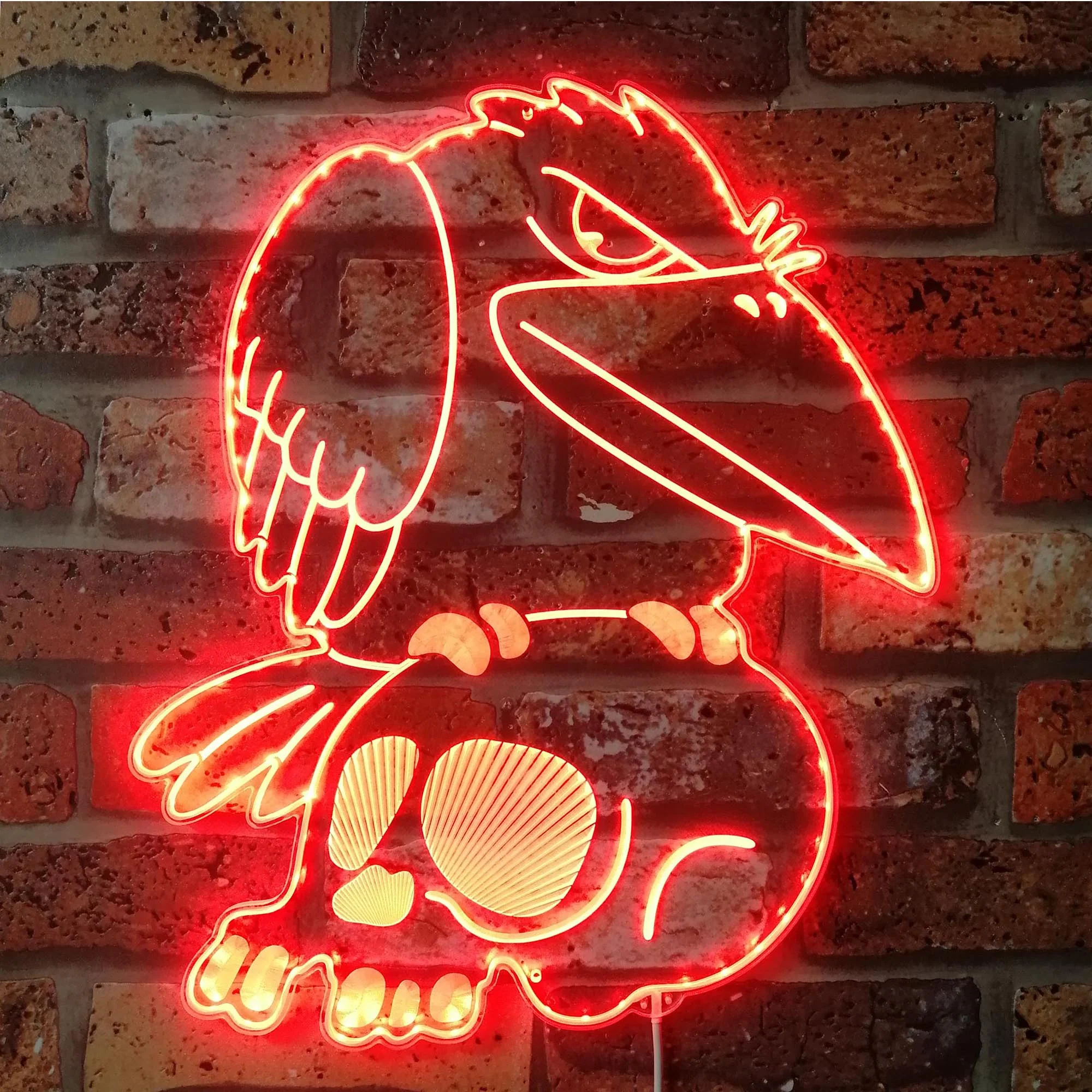 Stark Raven Neon LED Sign with Dynamic RGB Colors - Image 3