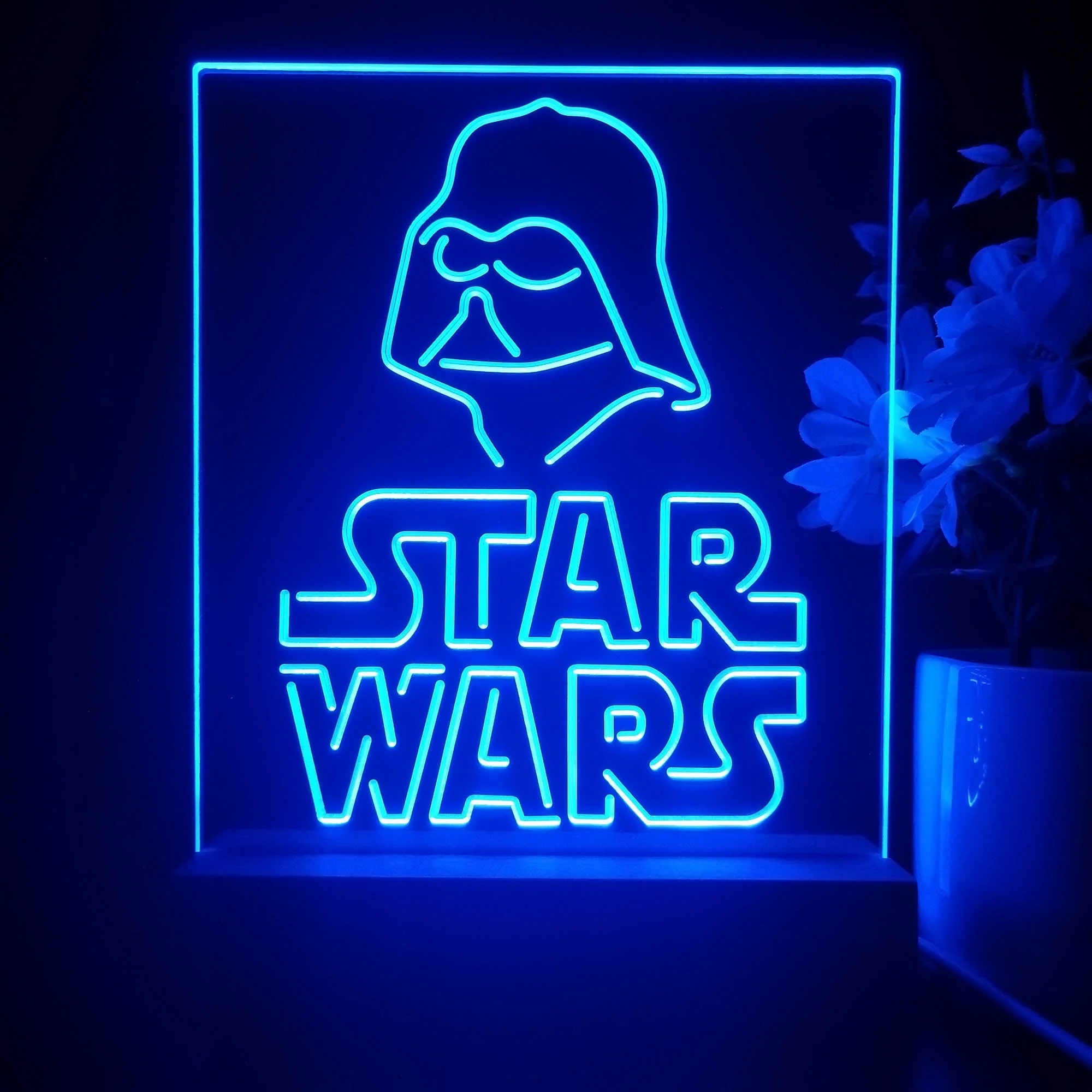 Stars Wars Darth Vader Game Room 3D Illusion Night Light Desk Lamp - Image 3
