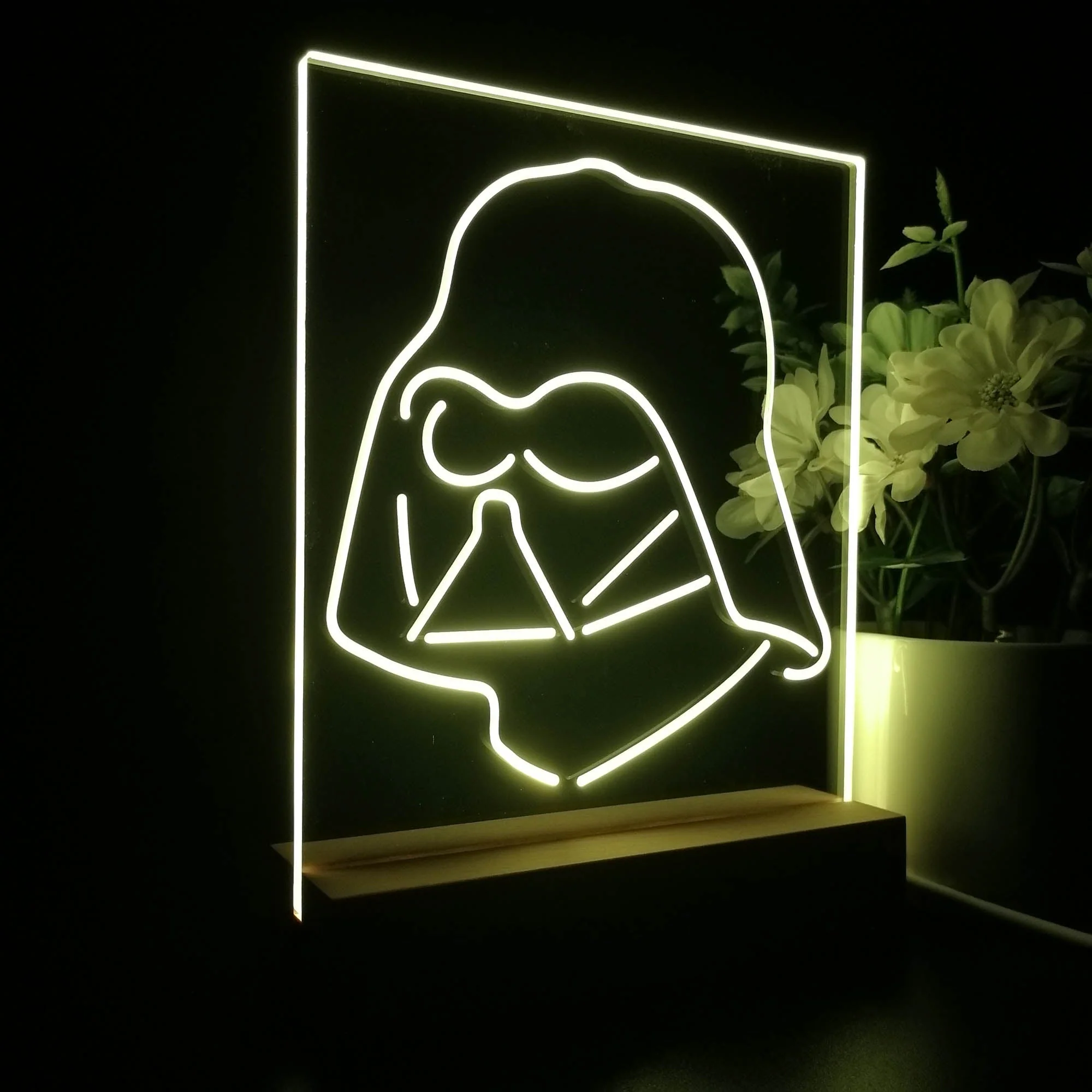 Stars Wars Darth Vader Sith Dark 3D Illusion Night Light Desk Lamp - Image 6