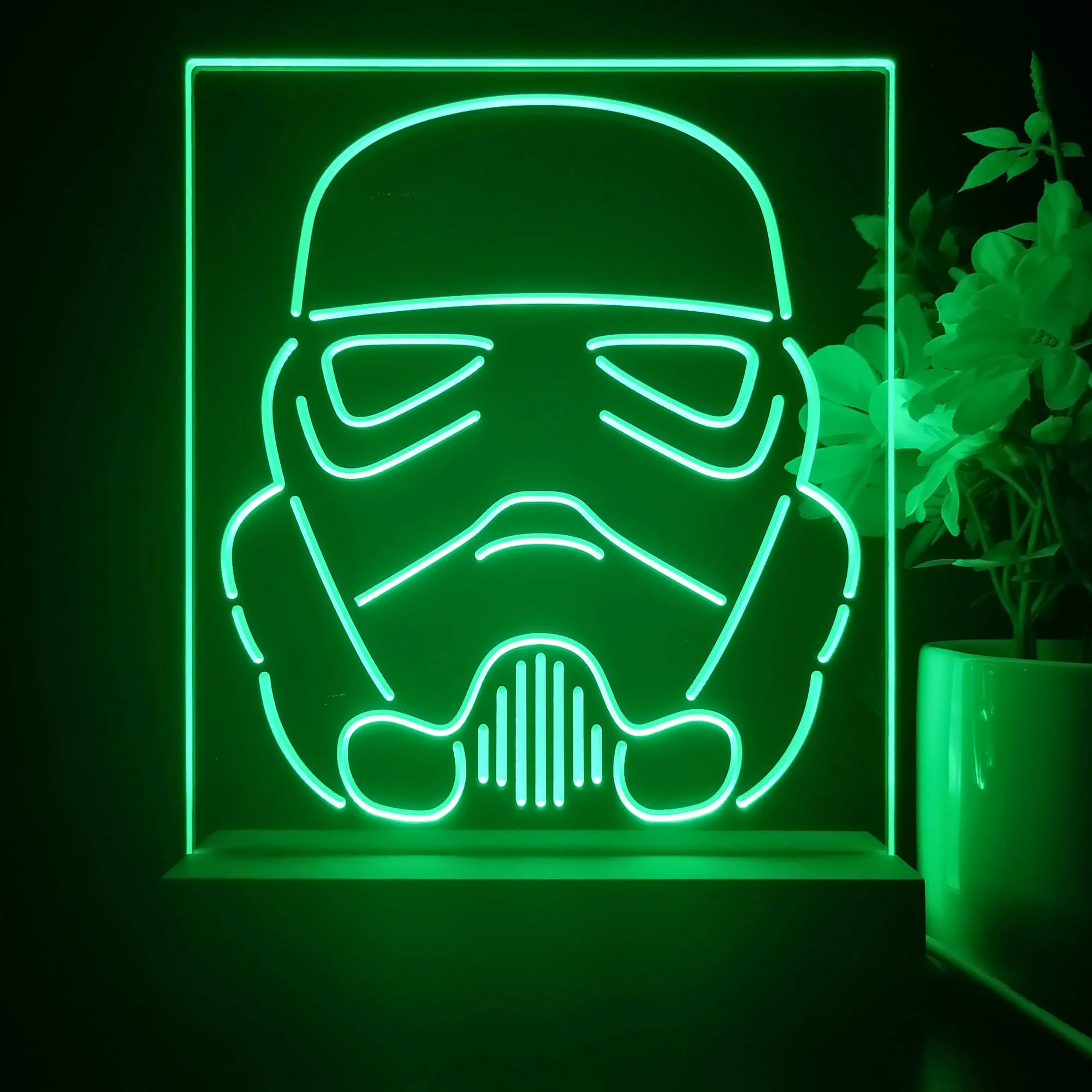 Star Wars Stormtrooper 3D Illusion Night Light Desk Lamp - Image 4
