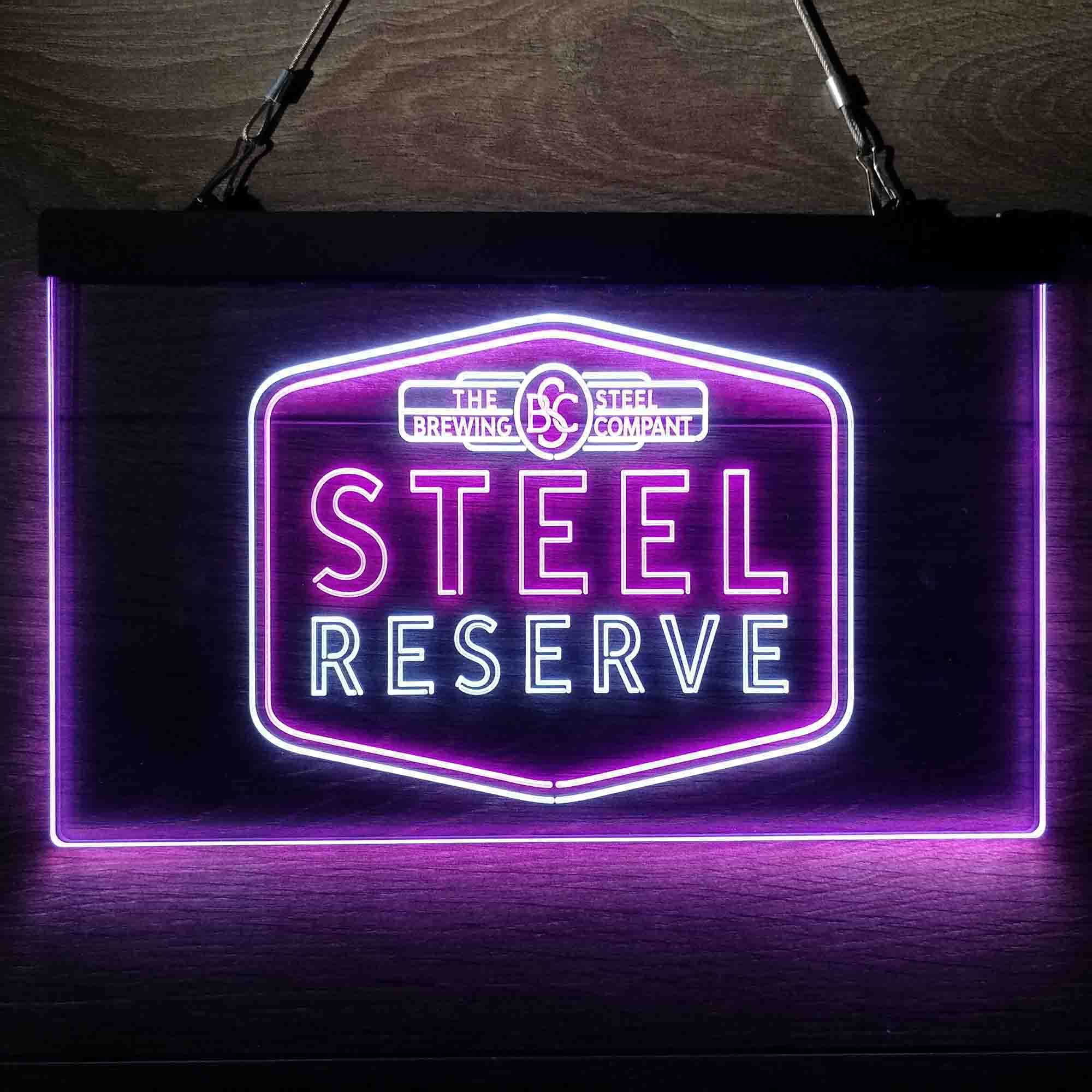 Steel Reserve Brewing Co.  Neon-Like LED Sign - Image 11