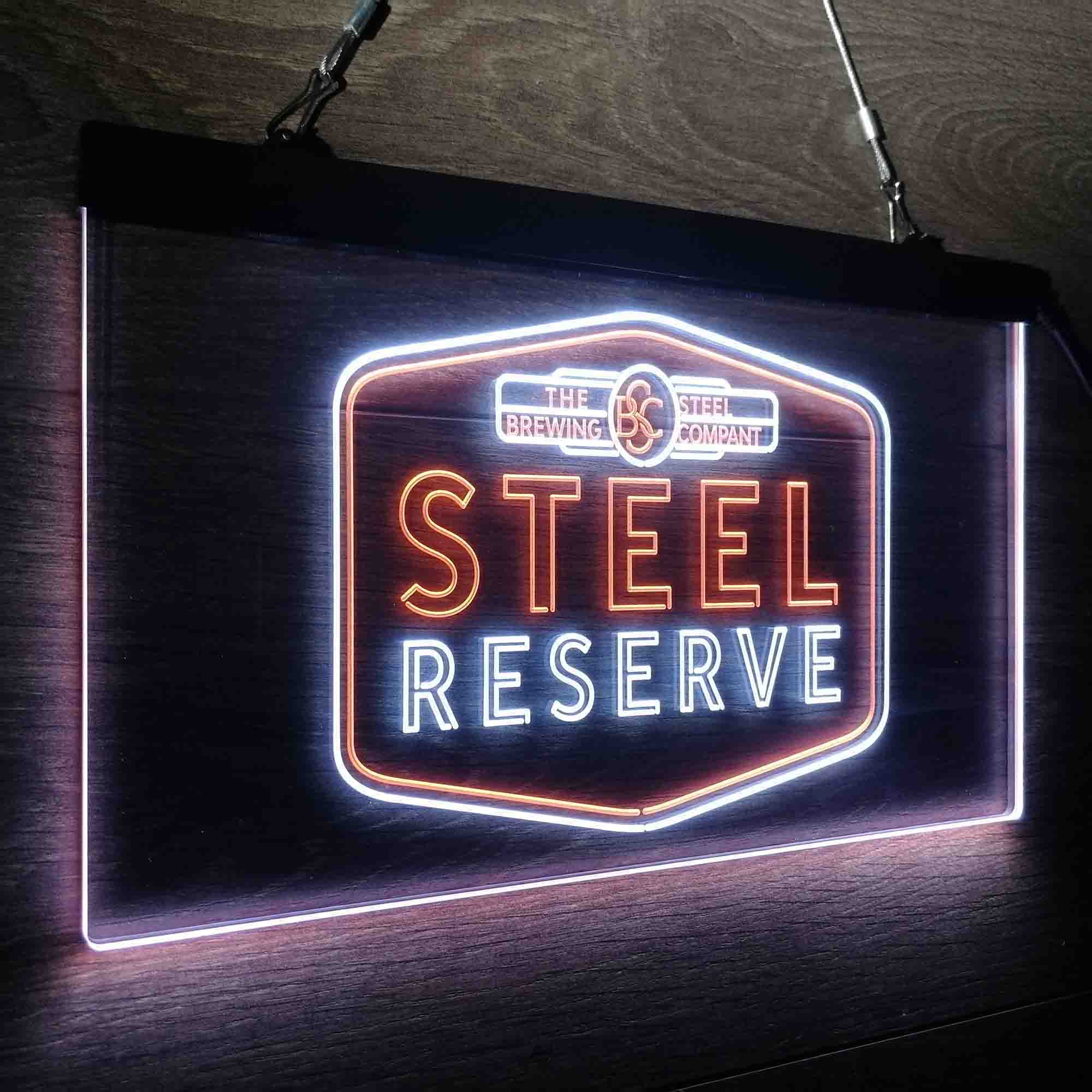 Steel Reserve Brewing Co.  Neon-Like LED Sign - Image 14