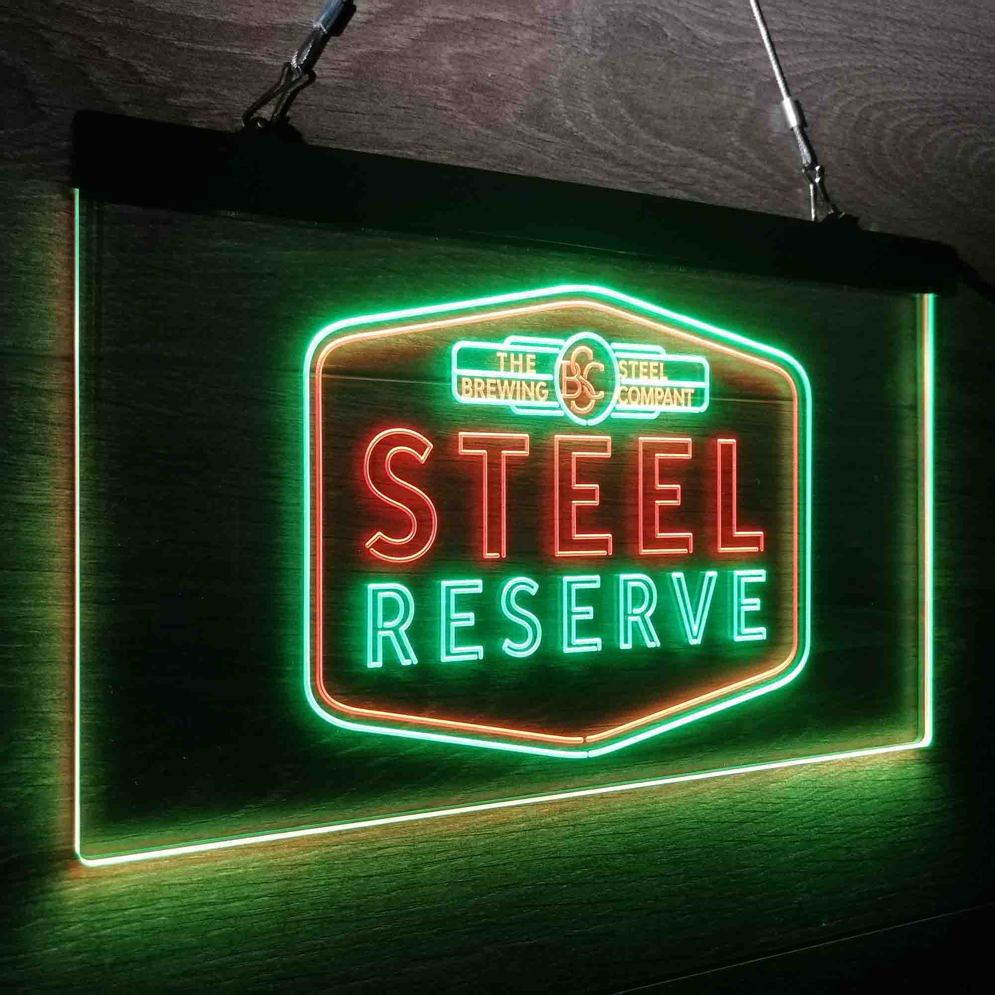 Steel Reserve Brewing Co.  Neon-Like LED Sign - Image 16