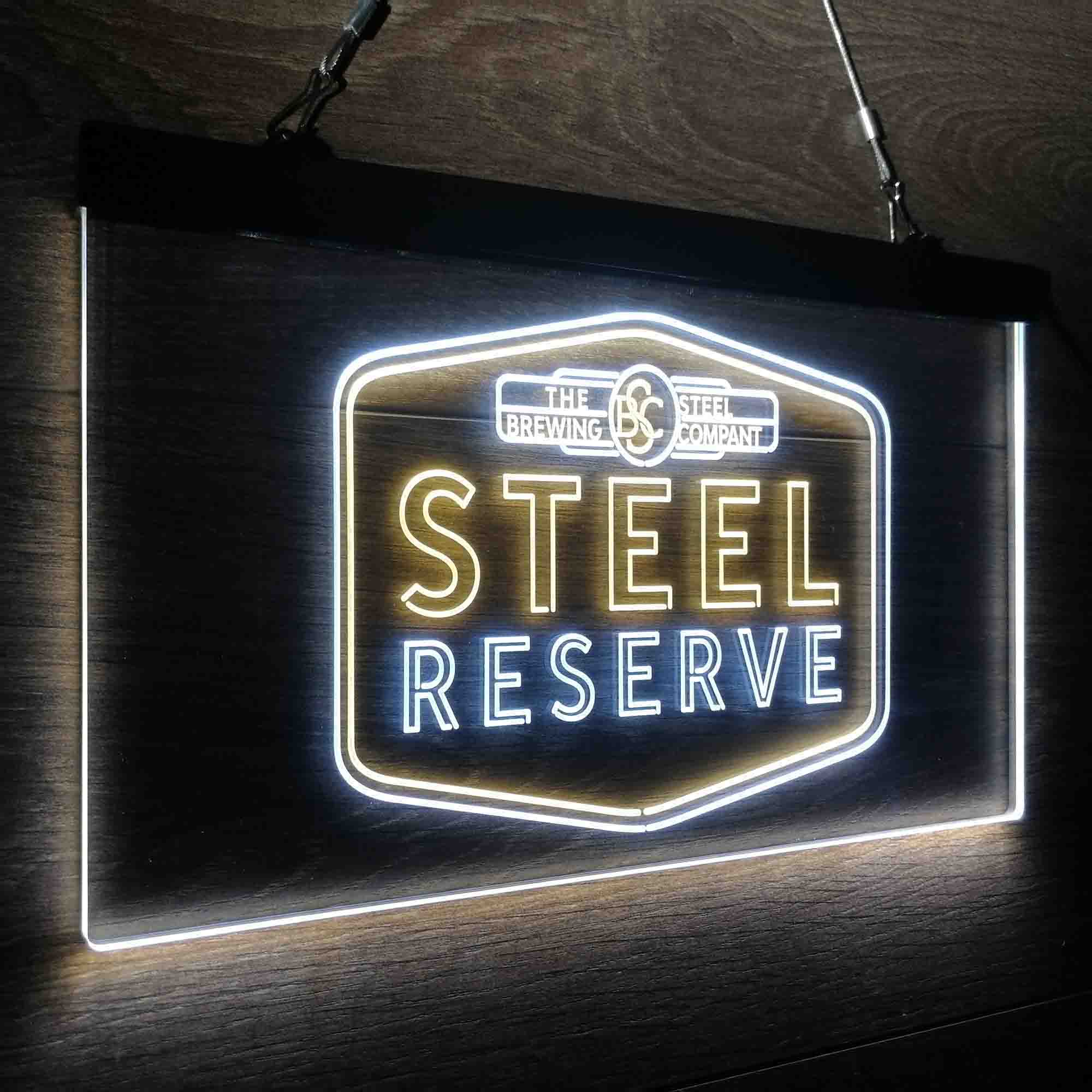 Steel Reserve Brewing Co.  Neon-Like LED Sign - Image 17
