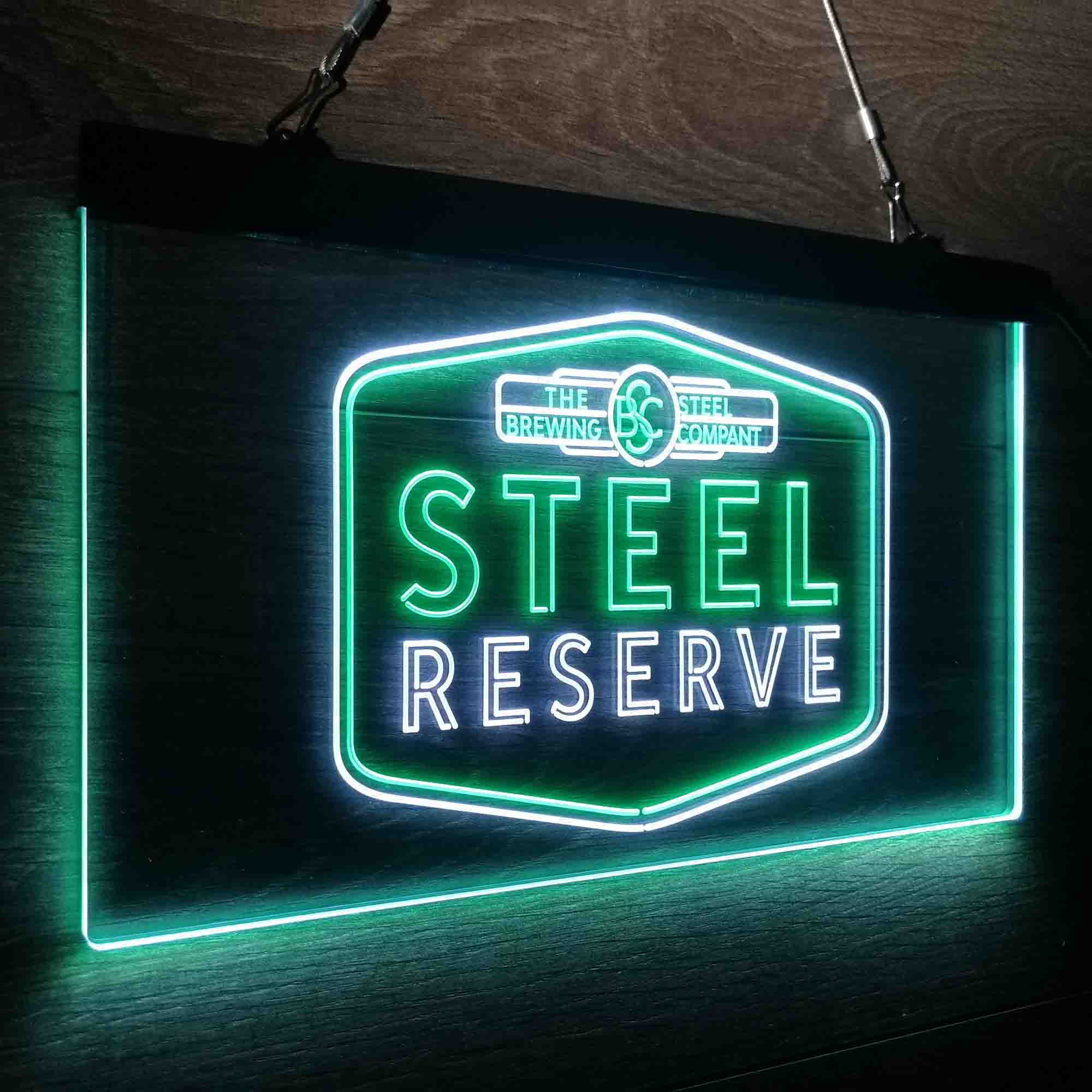 Steel Reserve Brewing Co.  Neon-Like LED Sign - Image 19
