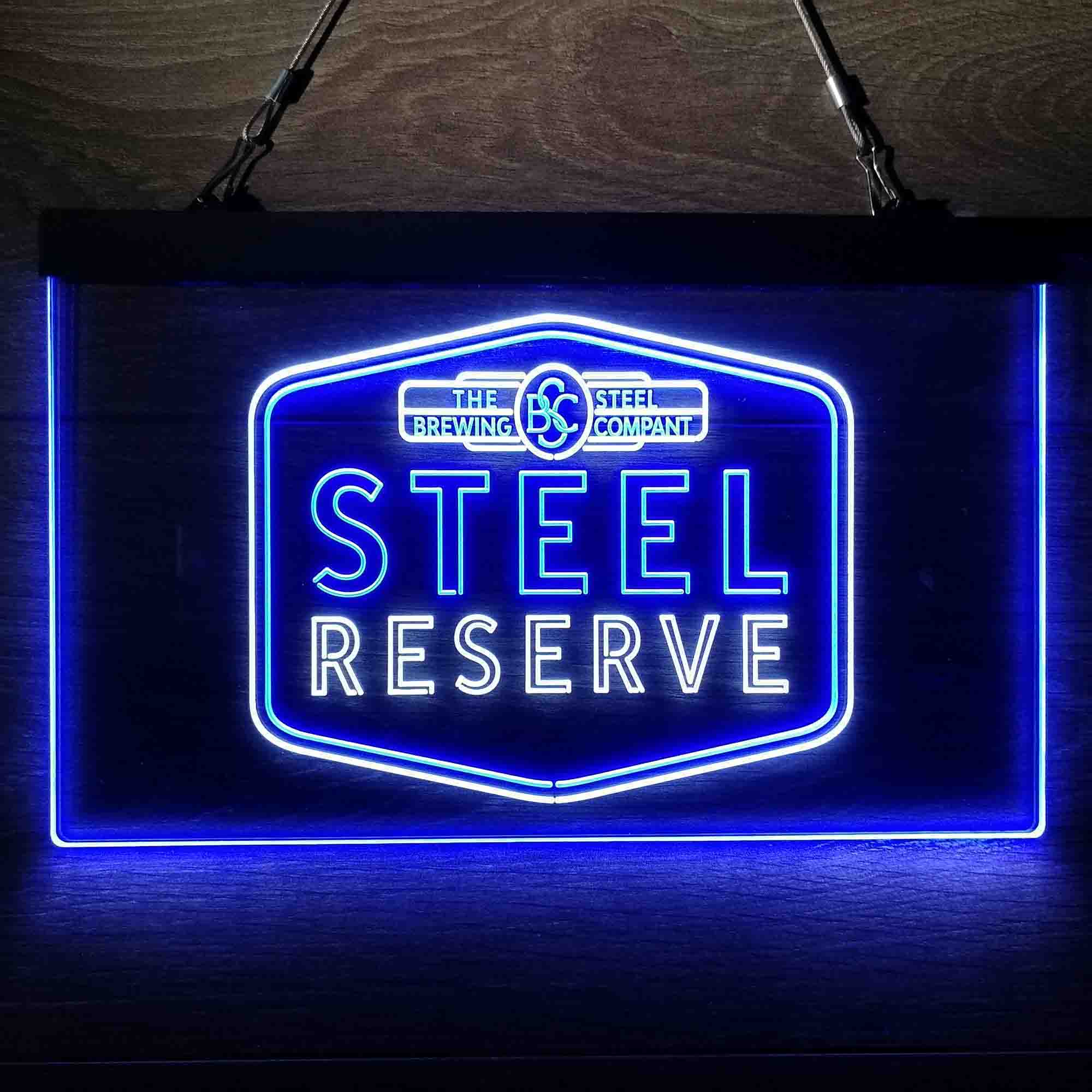 Steel Reserve Brewing Co.  Neon-Like LED Sign - Image 2