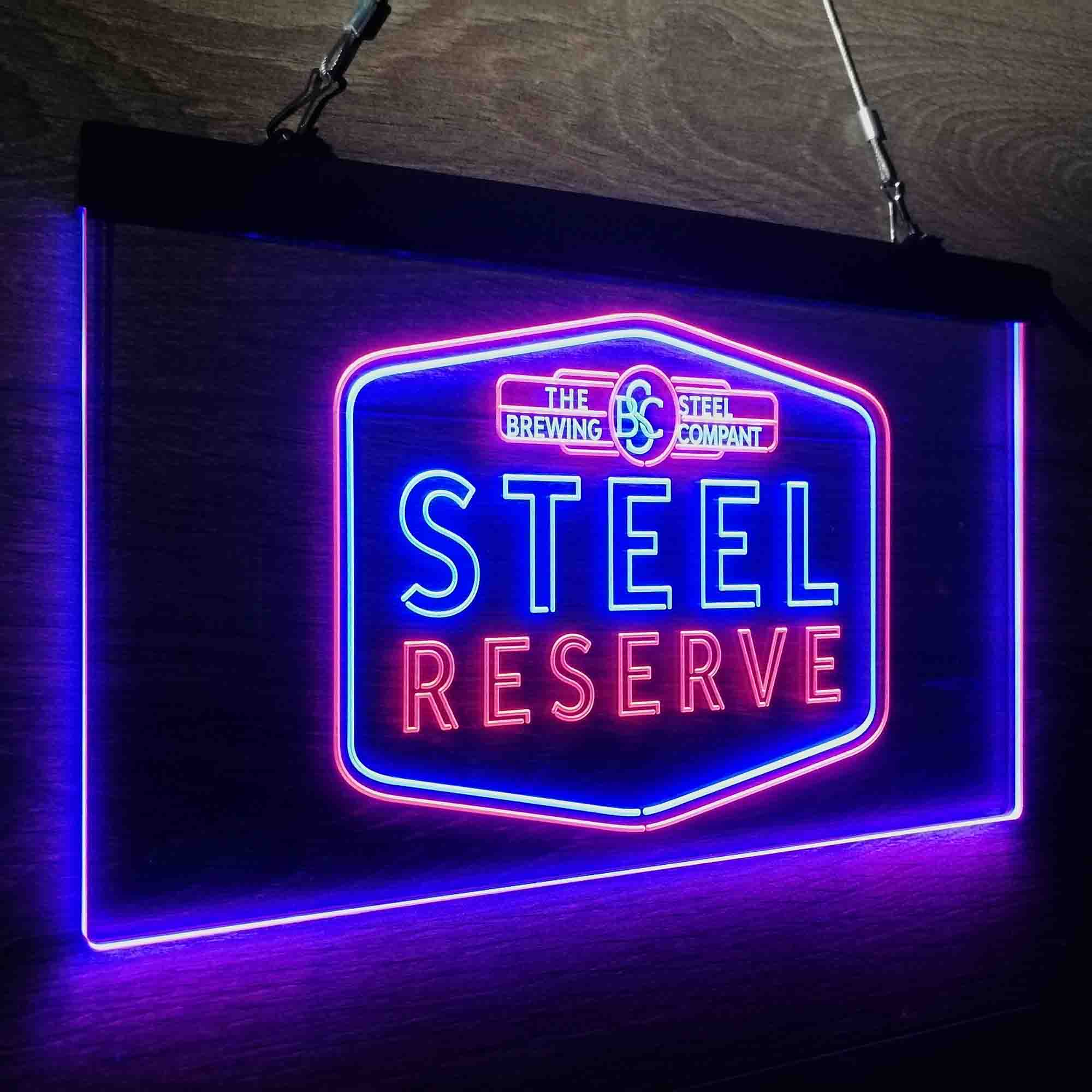 Steel Reserve Brewing Co.  Neon-Like LED Sign - Image 21