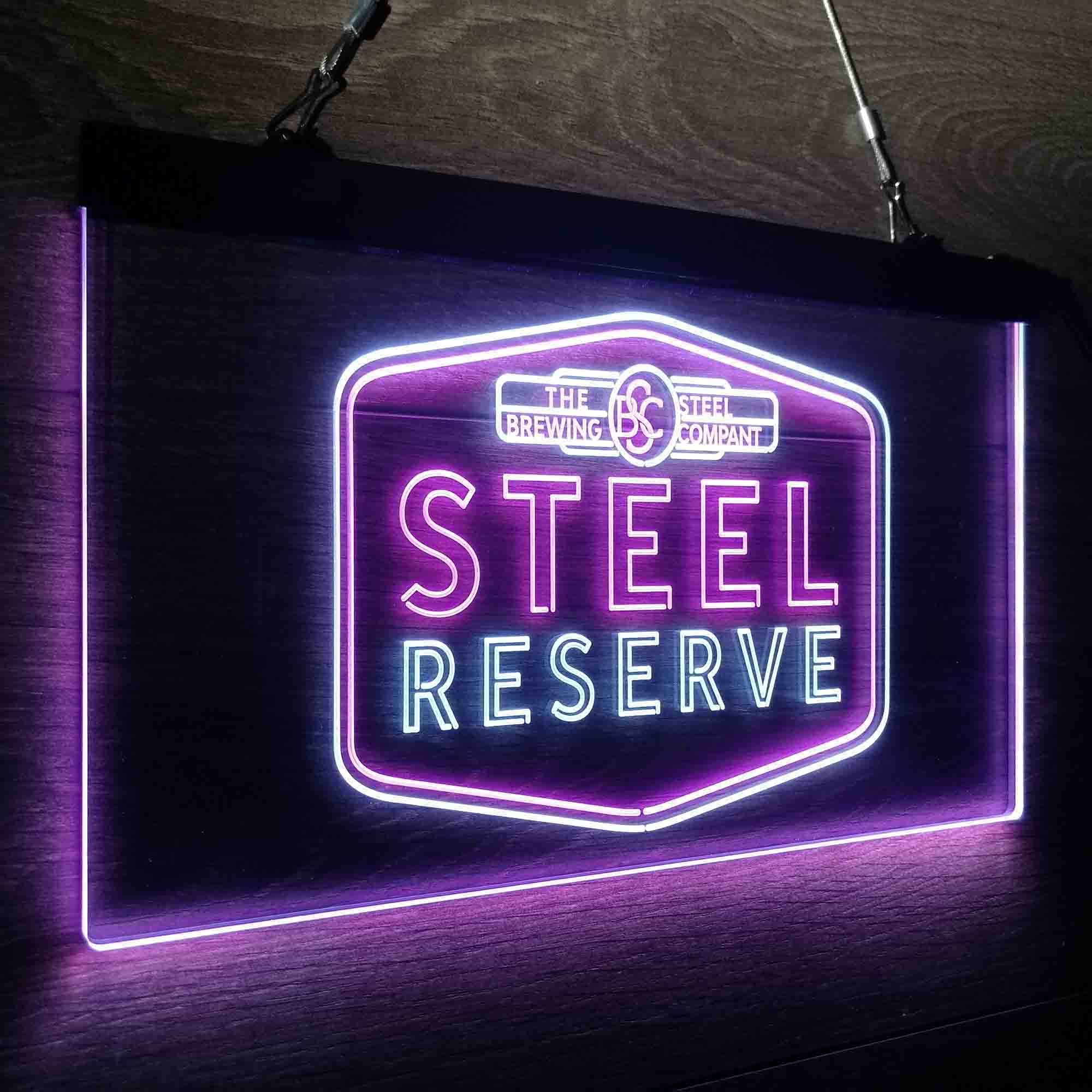 Steel Reserve Brewing Co.  Neon-Like LED Sign - Image 24