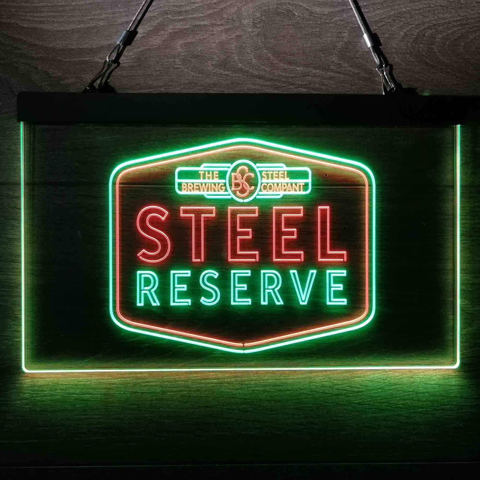 Steel Reserve Brewing Co.  Neon-Like LED Sign - Image 3