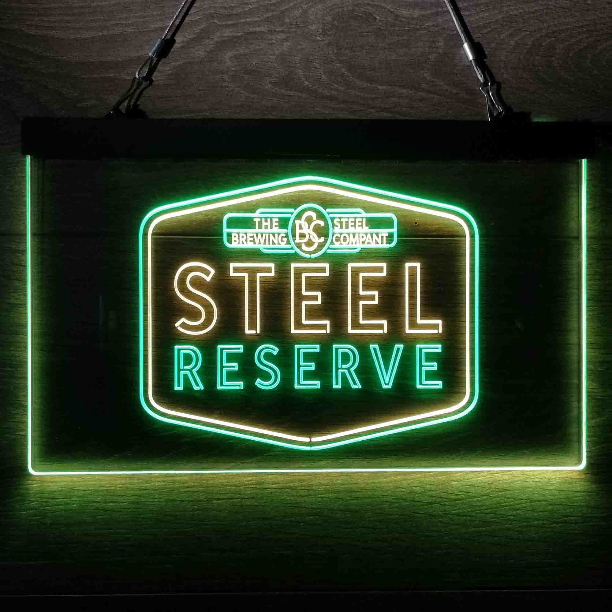 Steel Reserve Brewing Co.  Neon-Like LED Sign - Image 5