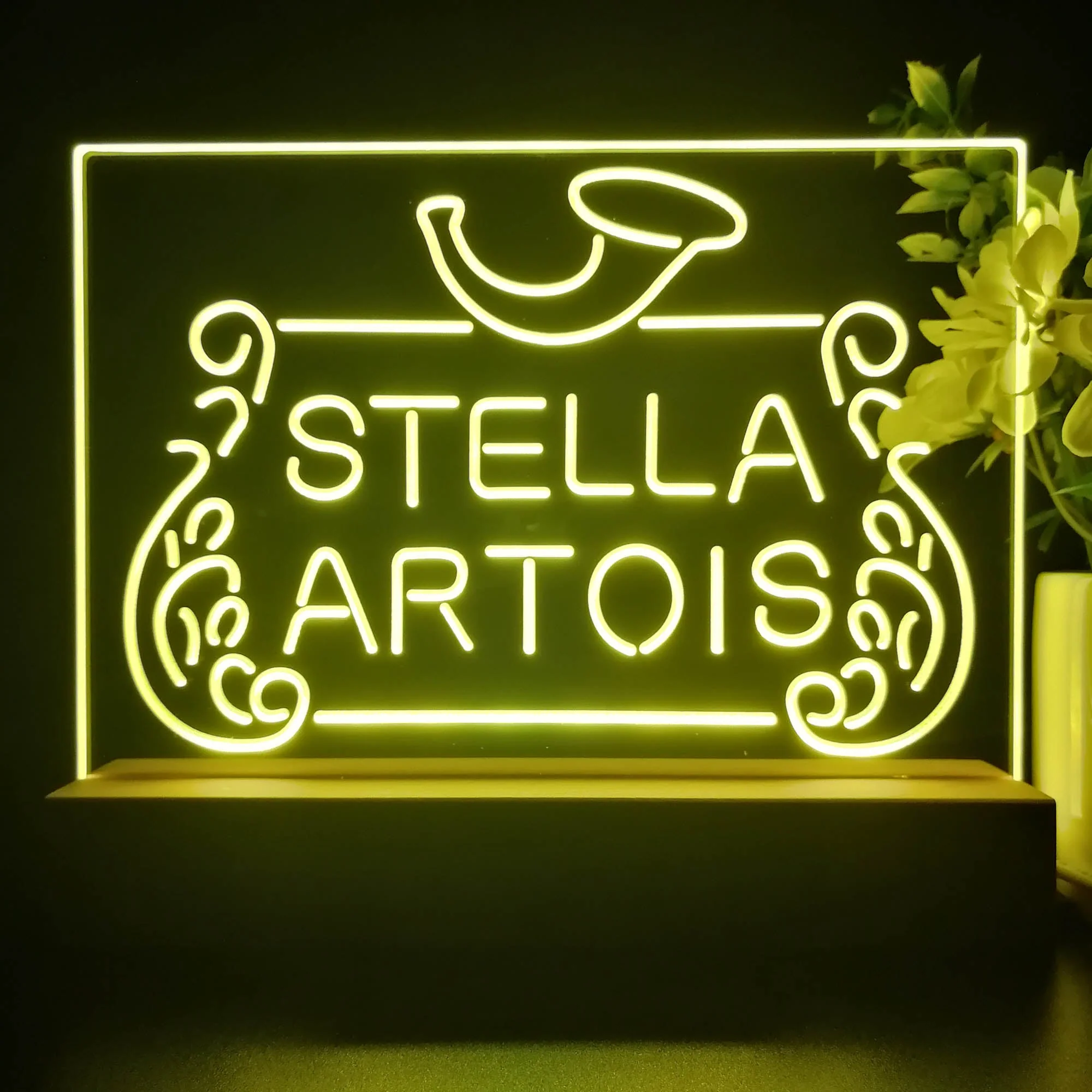 Stella Artois Beer Club Neon Sign Pub Bar Lamp