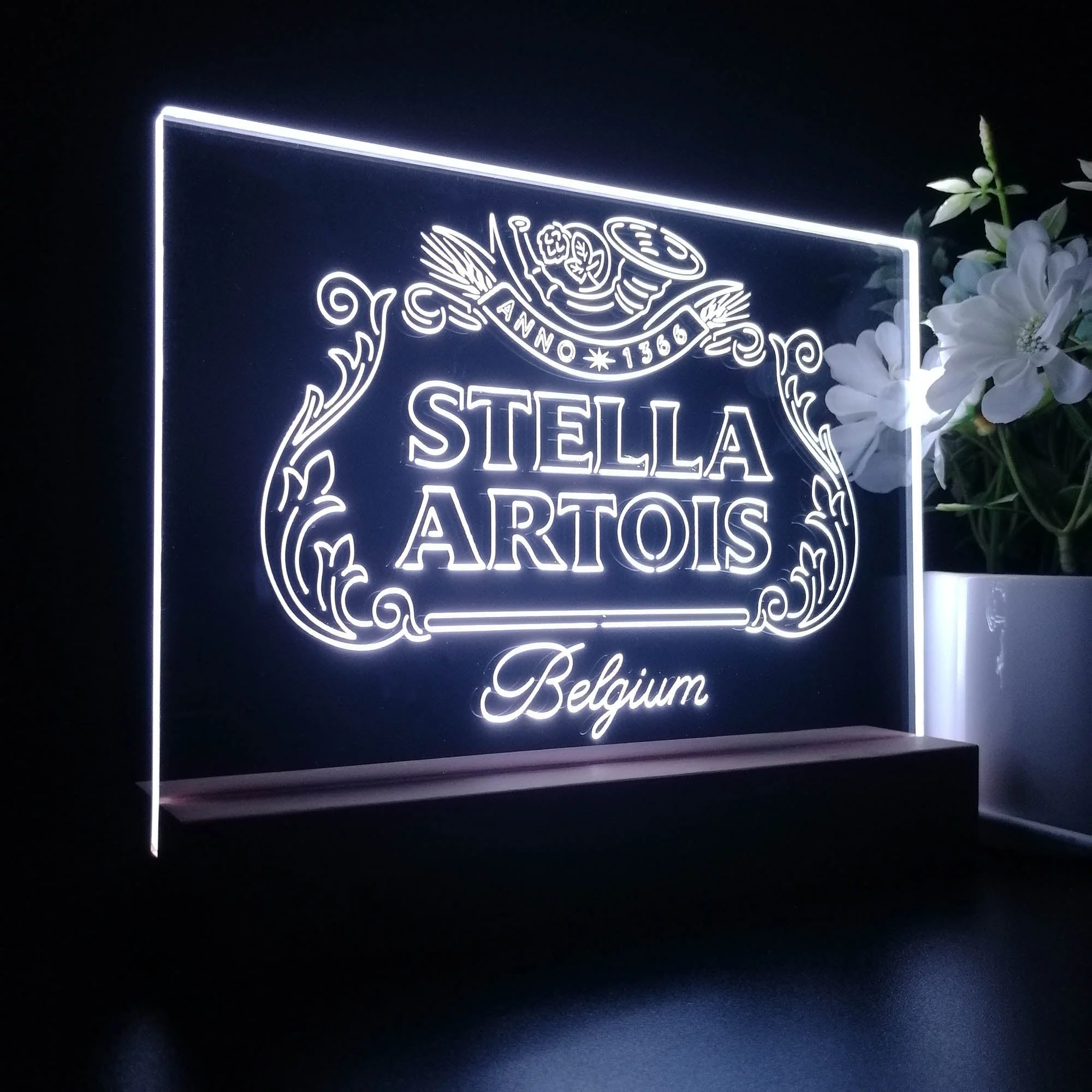 Stella Artois Belgium Neon Sign Pub Bar Lamp - Image 5