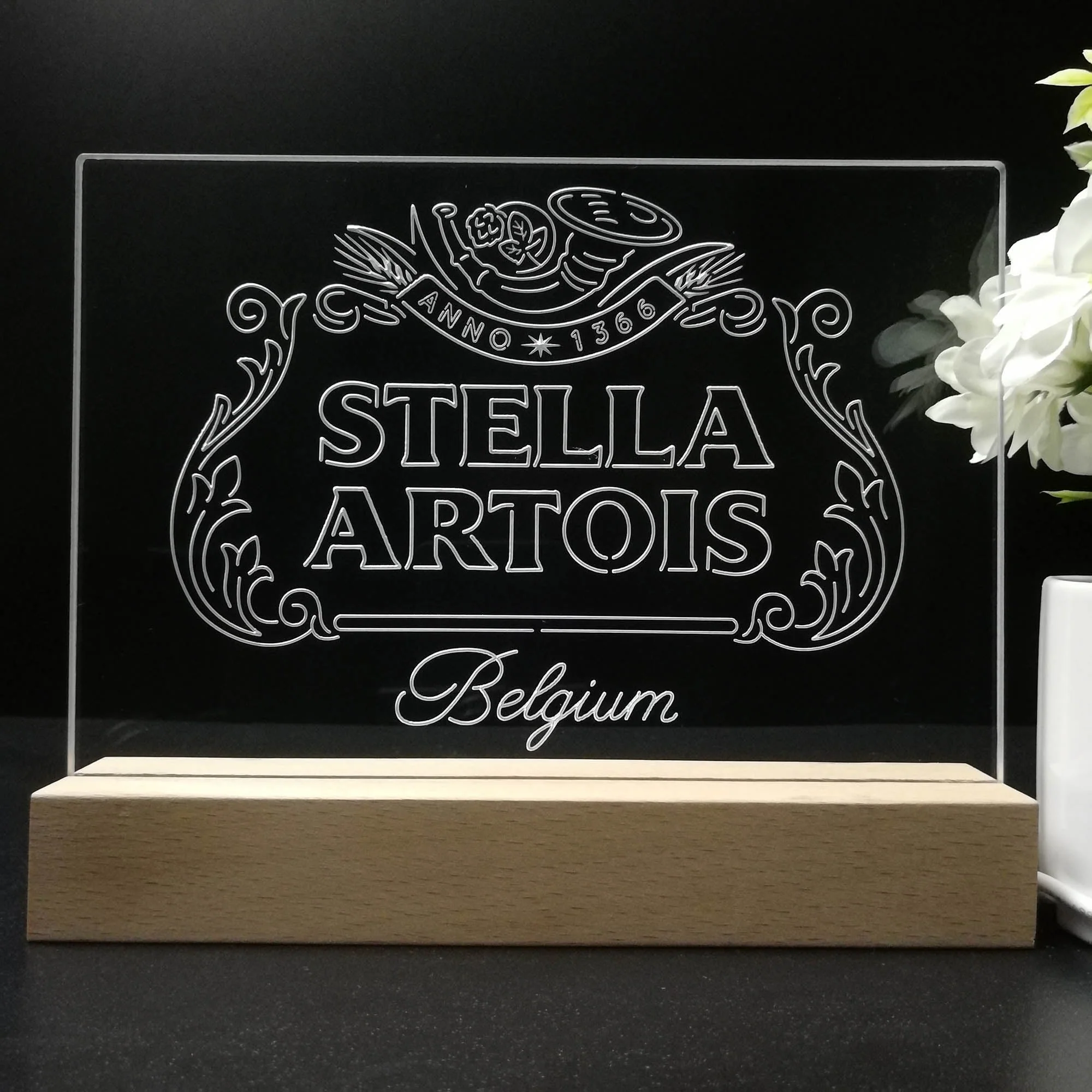 Stella Artois Belgium Neon Sign Pub Bar Lamp - Image 8