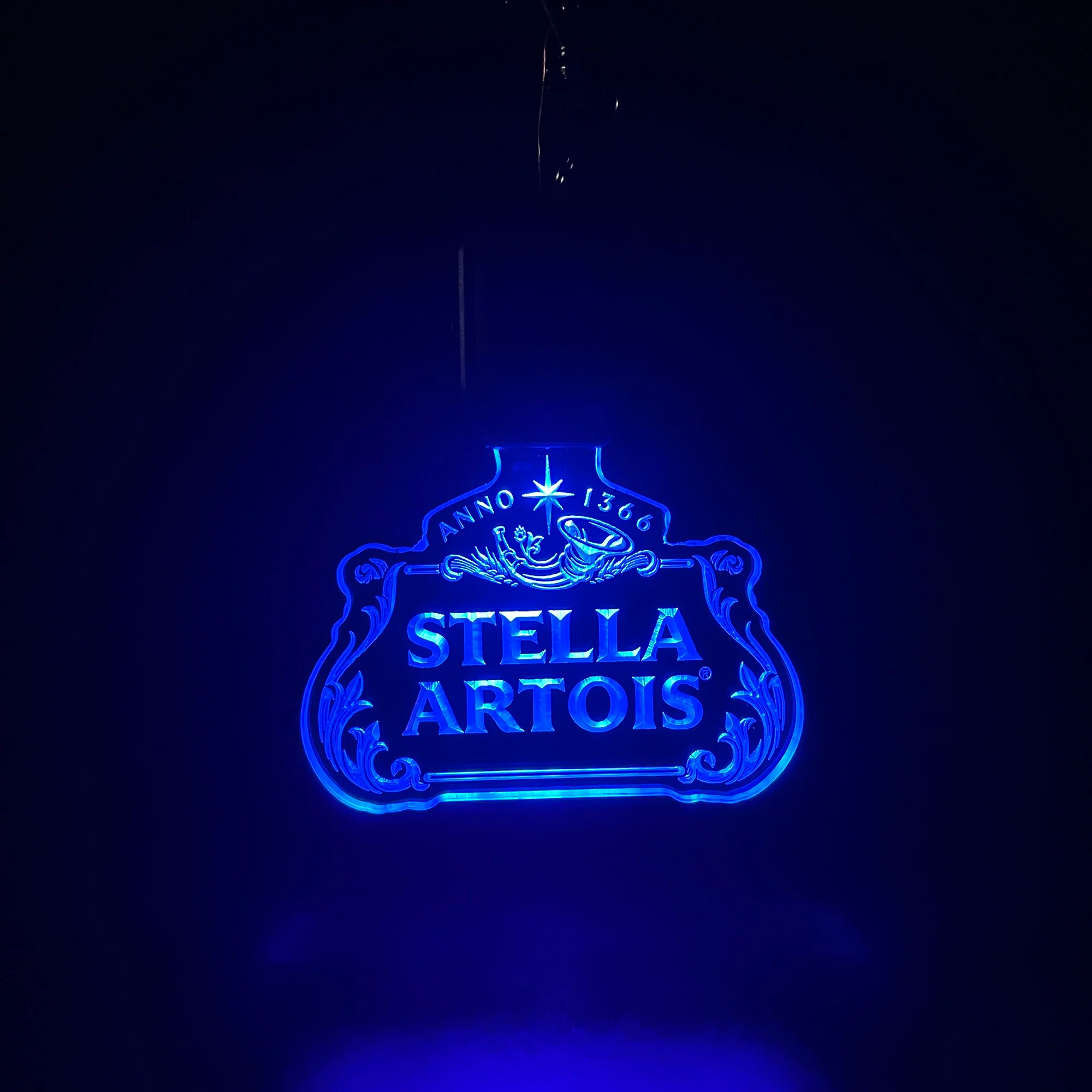 Stellar Artois LED Light Acrylic Keychain , Christmas Tree Ornament - Image 3