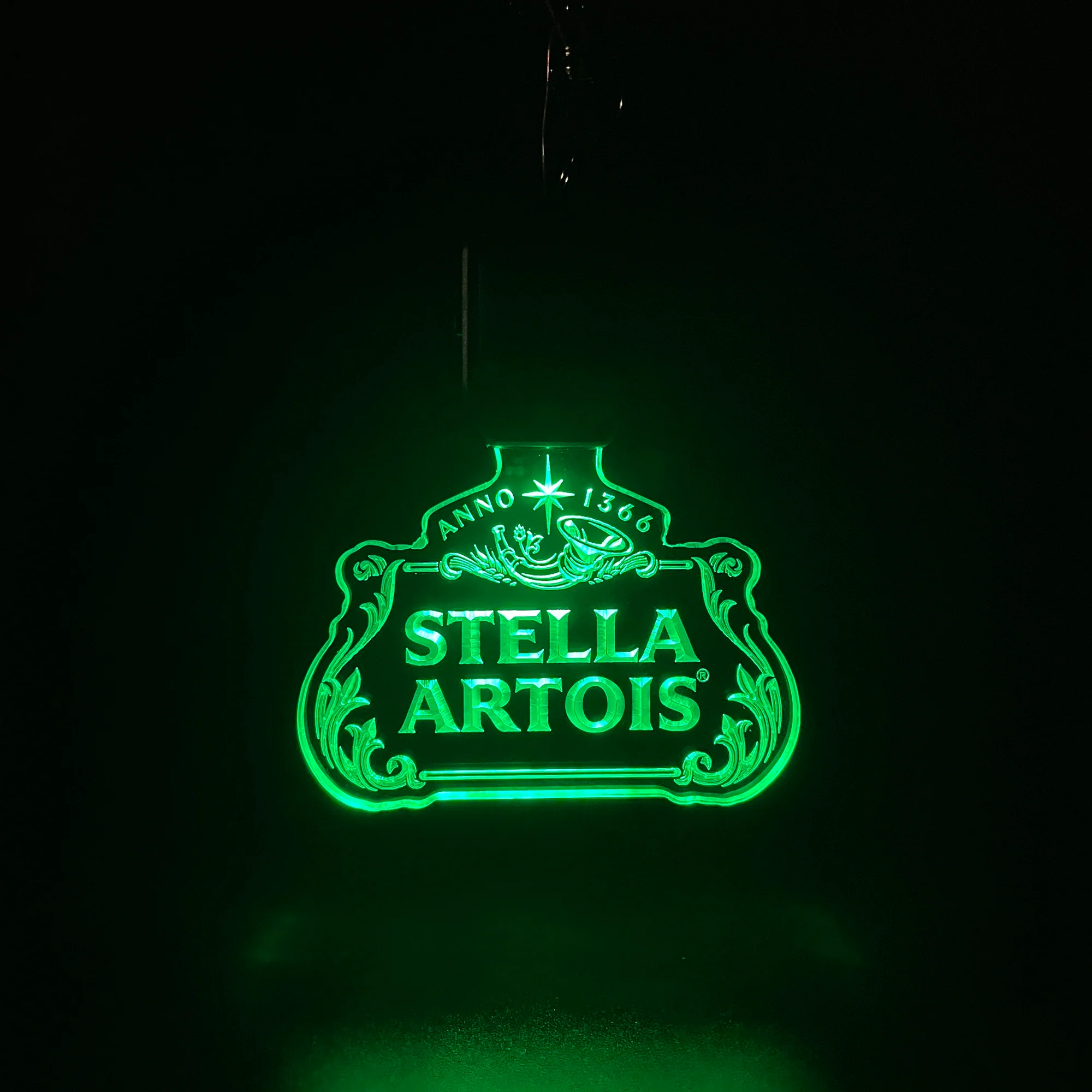 Stellar Artois LED Light Acrylic Keychain , Christmas Tree Ornament - Image 4