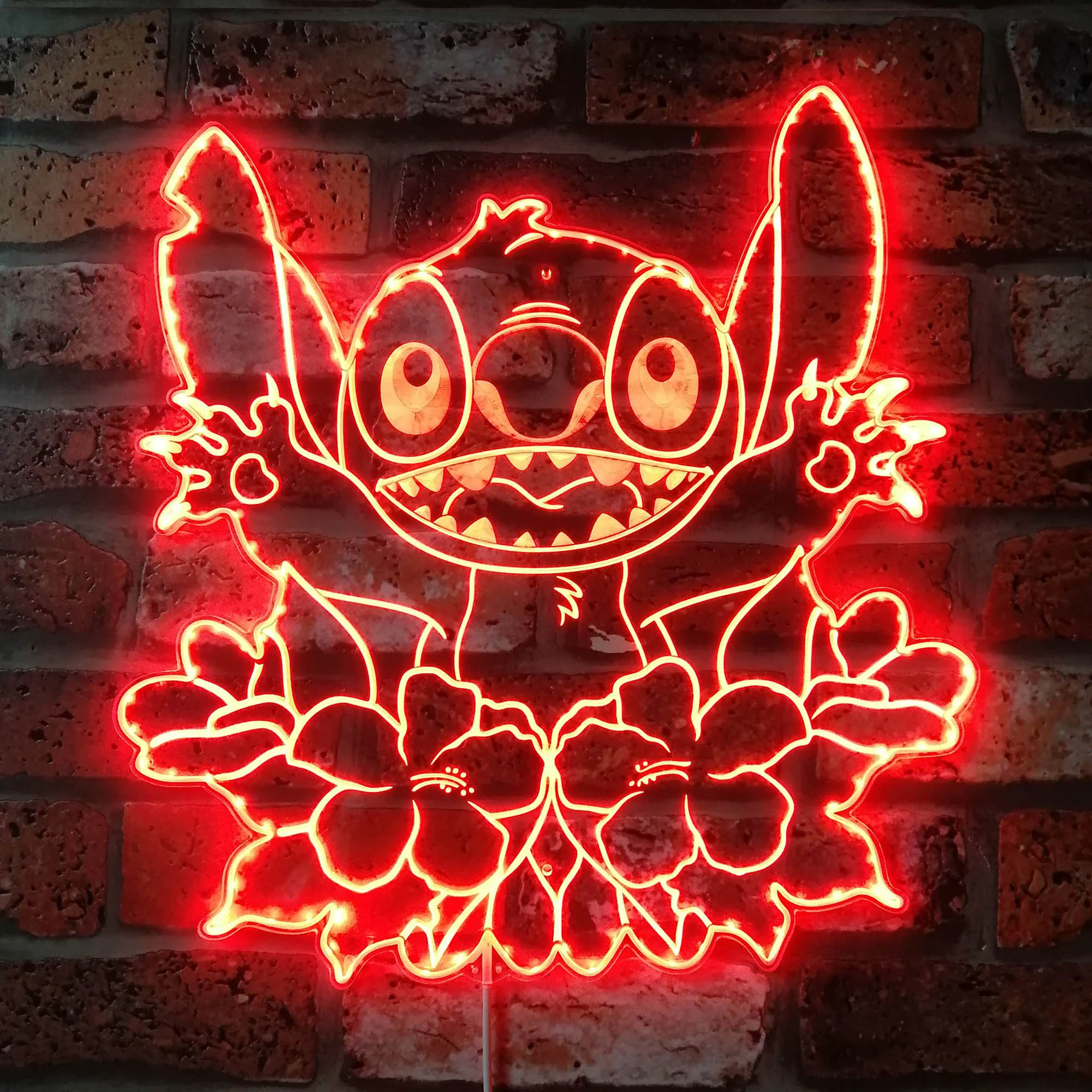 Stitch Neon LED Sign with Dynamic RGB Colors - Image 3