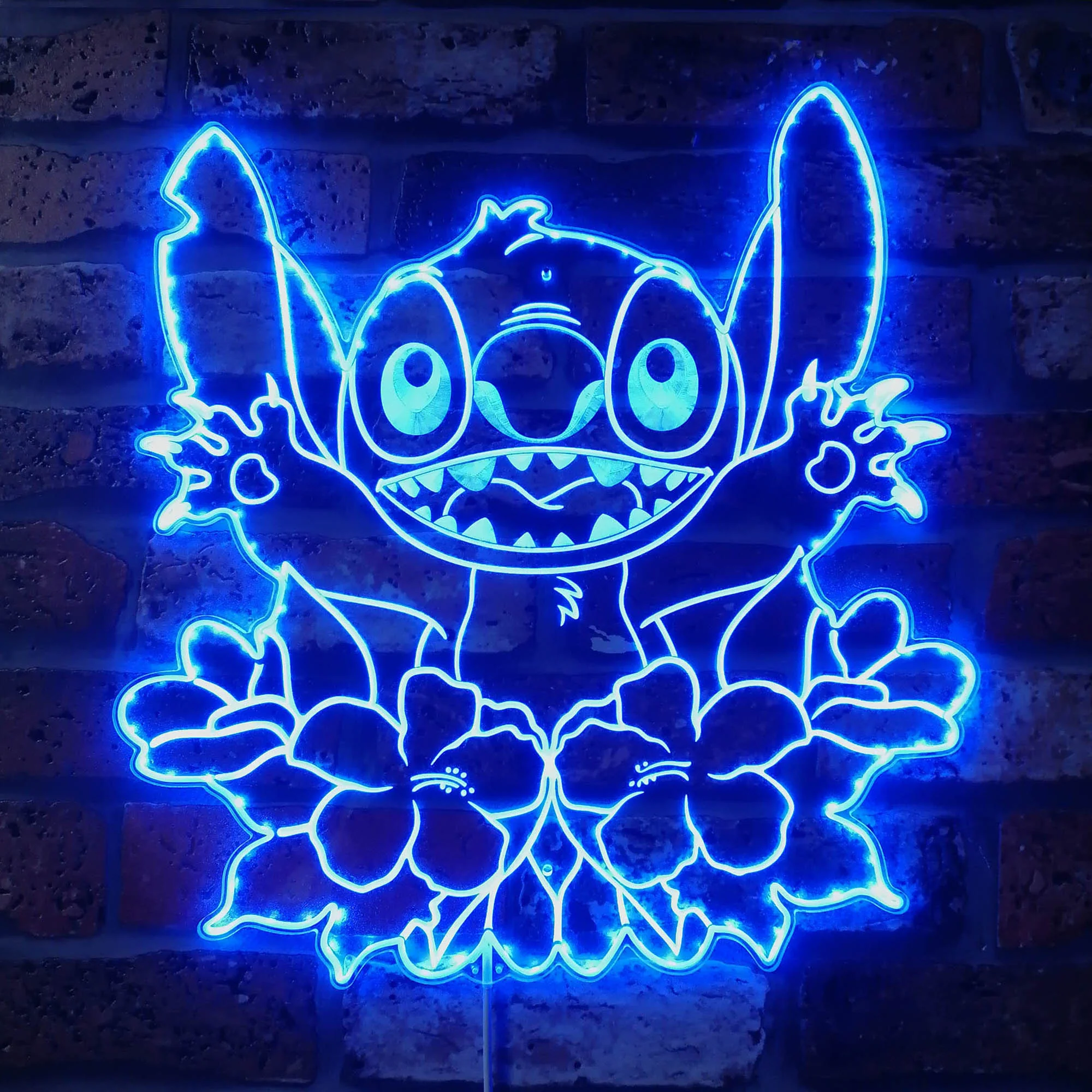 Stitch Neon LED Sign with Dynamic RGB Colors - Image 4