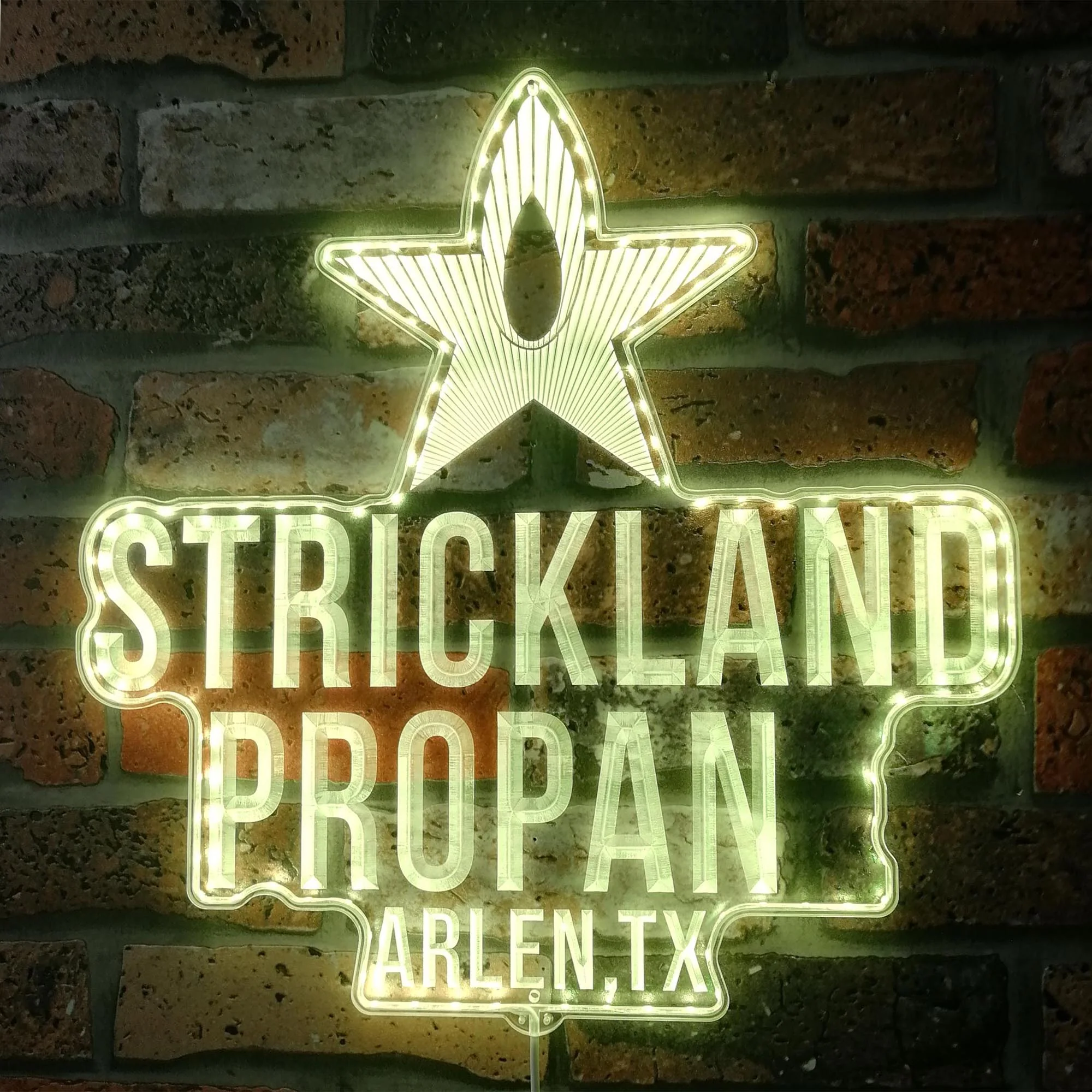 Strickland Propane Neon LED Sign with Dynamic RGB Colors - Image 7