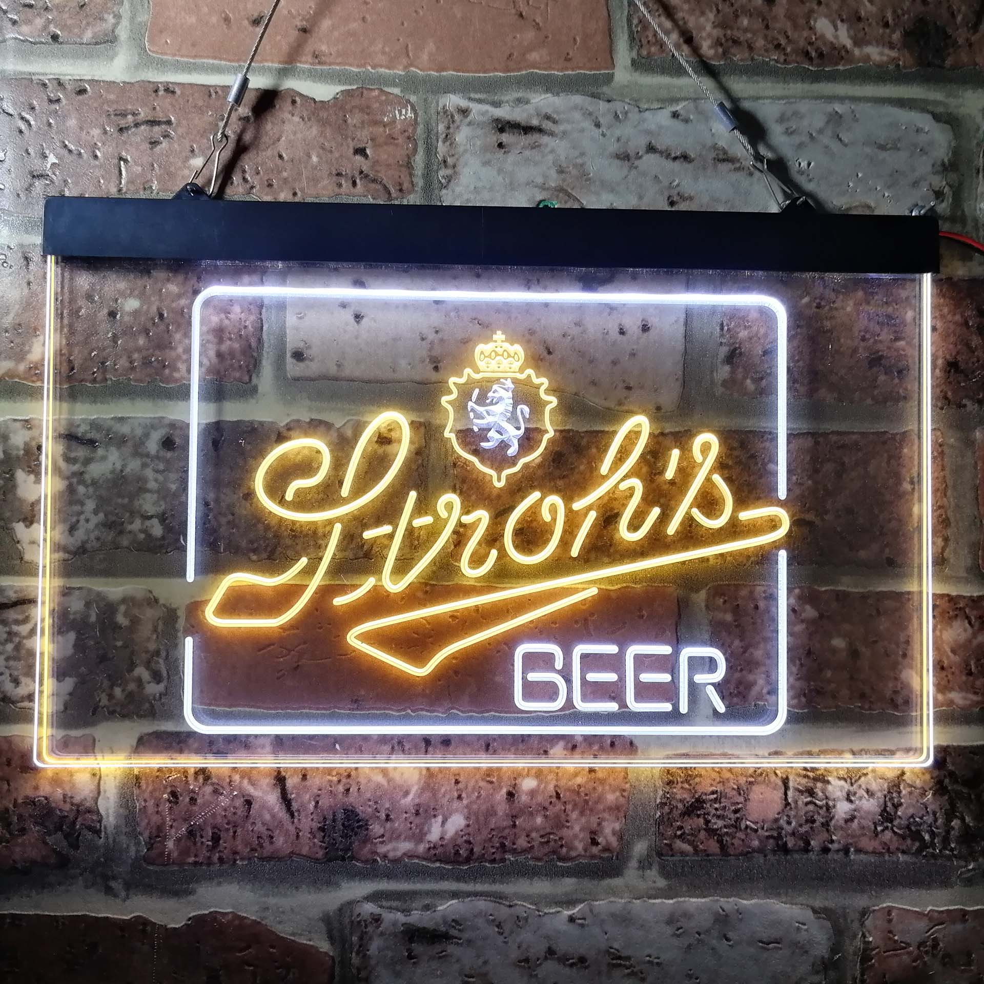 Stroh's Beer Man Cave Bar Home Bar Neon Light LED Sign - Image 5