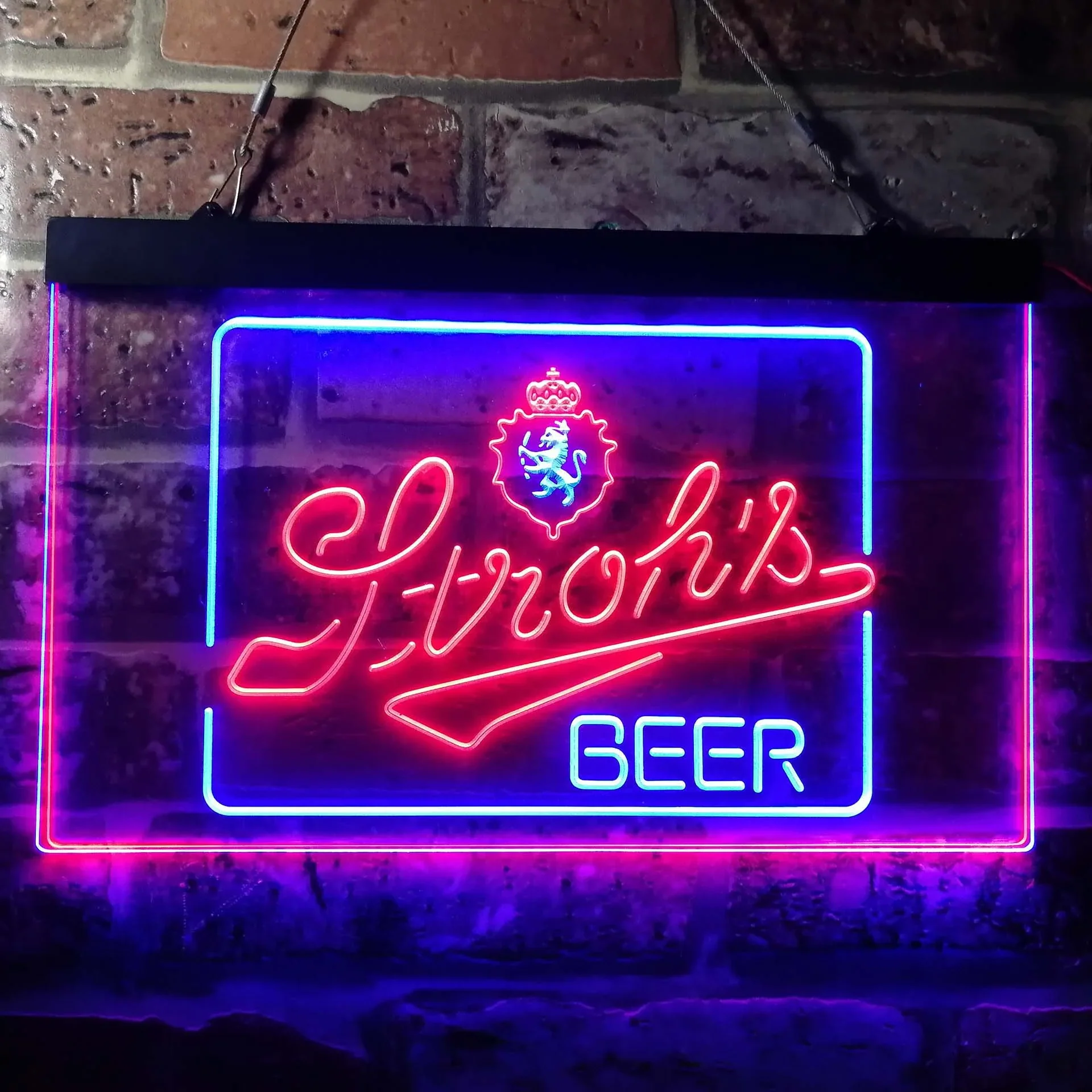 Stroh's Beer Man Cave Bar Neon-Like LED Sign - Image 8