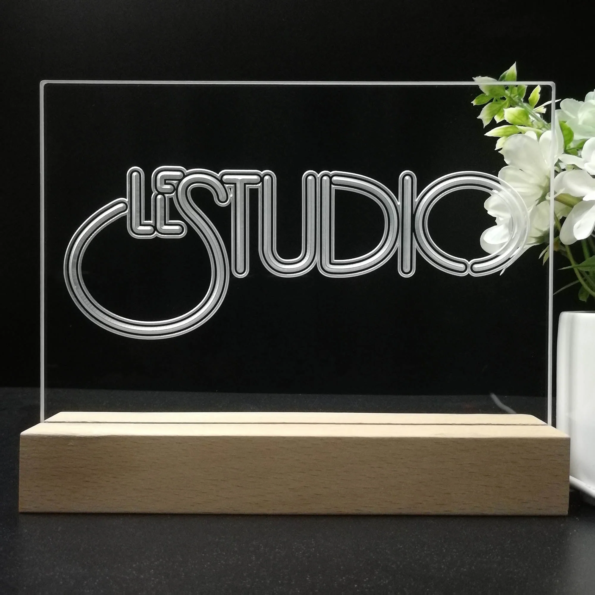 Studio Recording Service On Air 3D Illusion Night Light Desk Lamp - Image 8