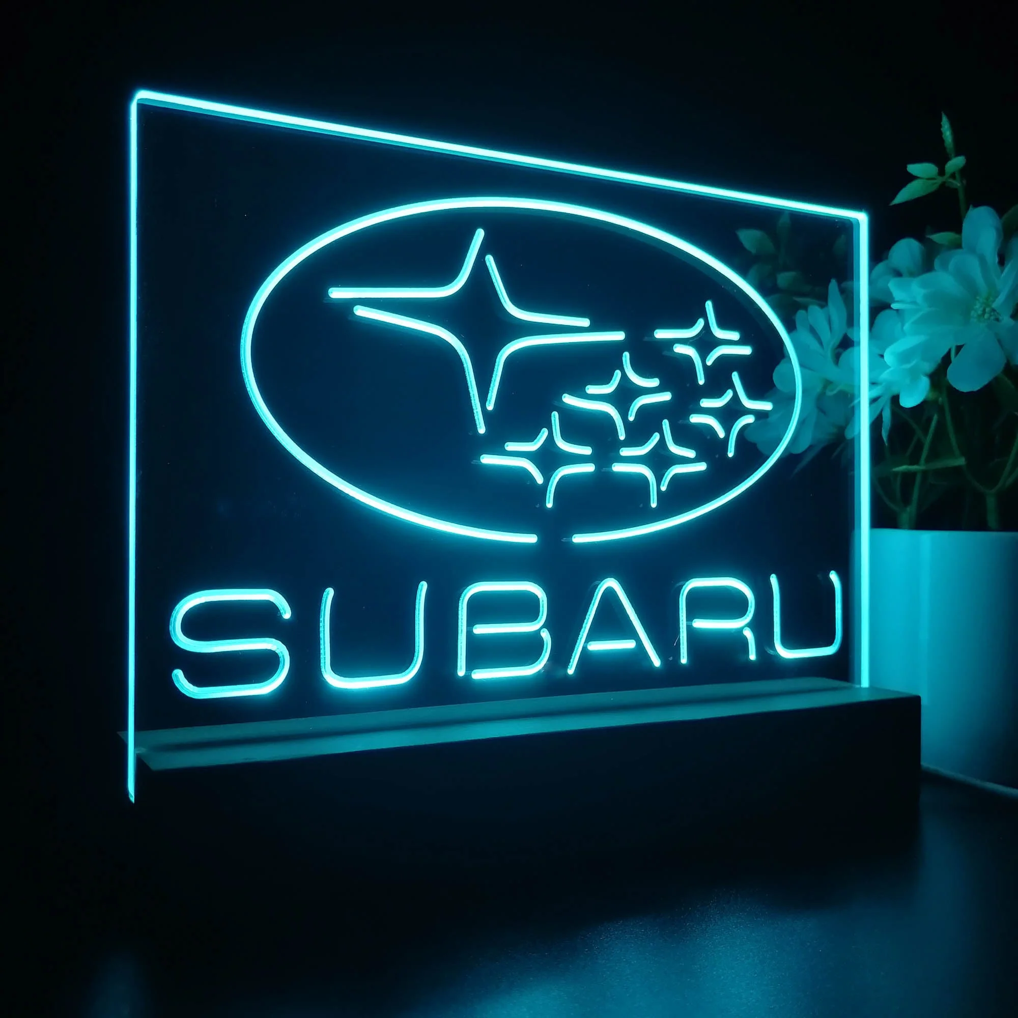 Subaru Car 3D Illusion Night Light Desk Lamp - Image 6