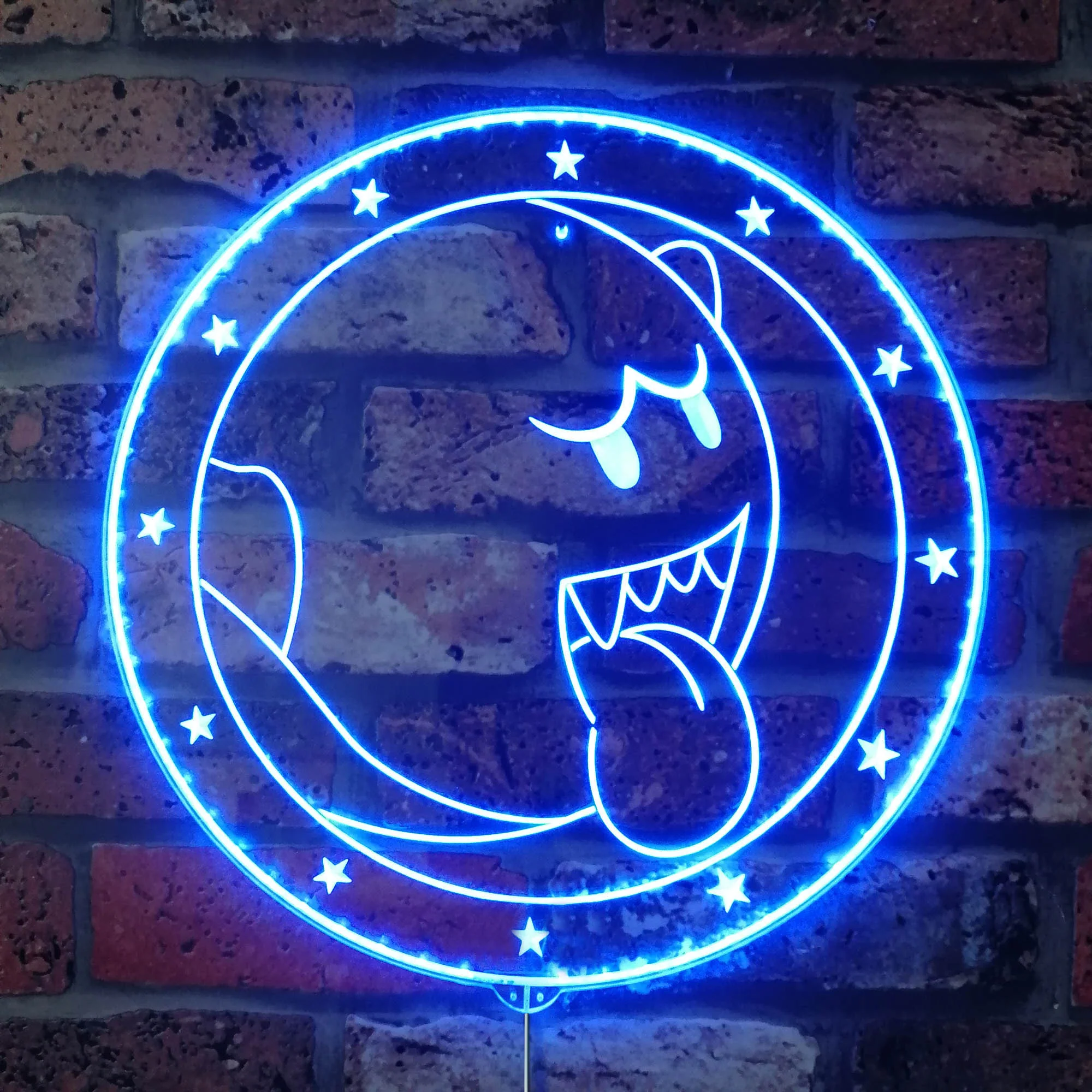 Super Mario Boo Neon LED Sign with Dynamic RGB Colors - Image 5