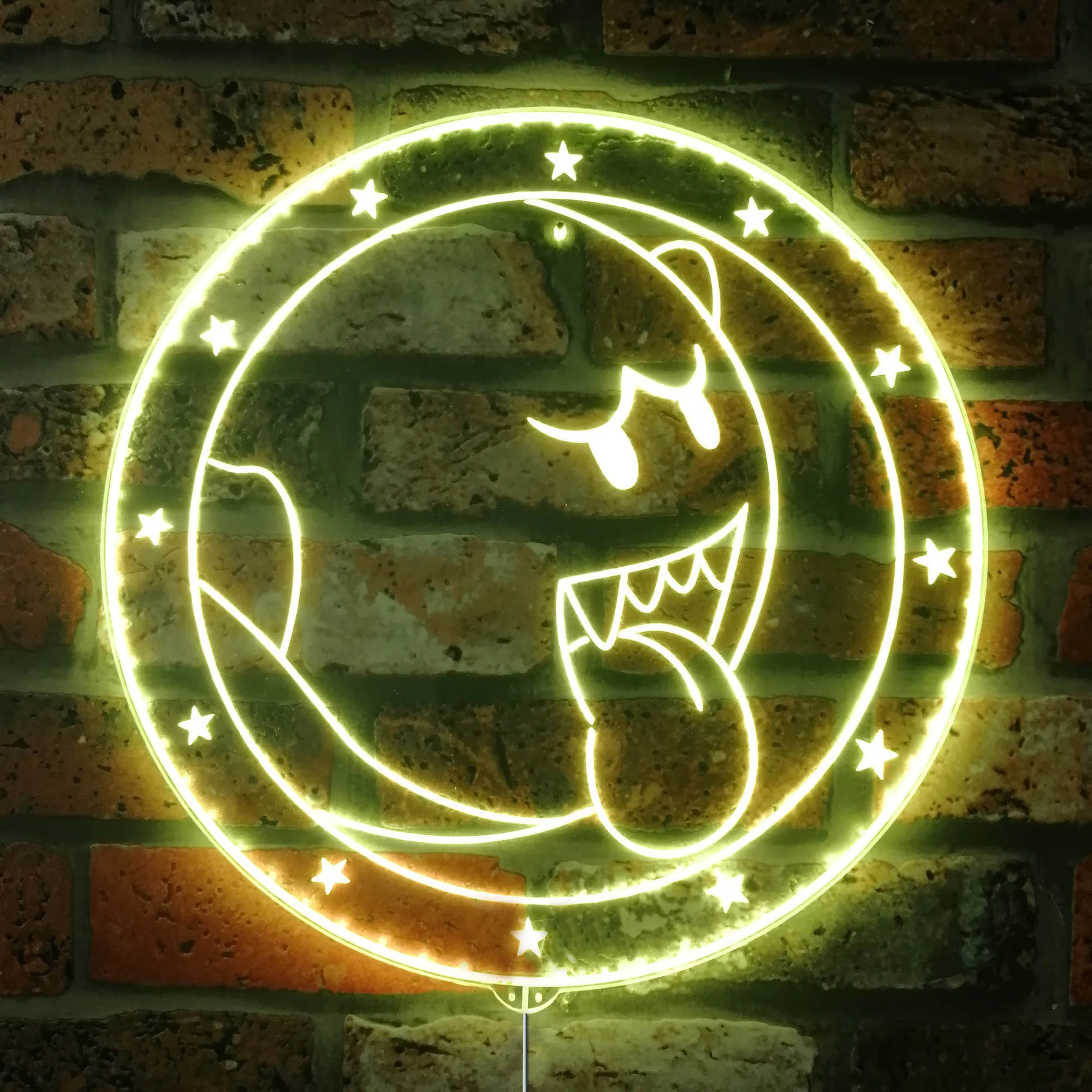 Super Mario Boo Neon LED Sign with Dynamic RGB Colors - Image 7