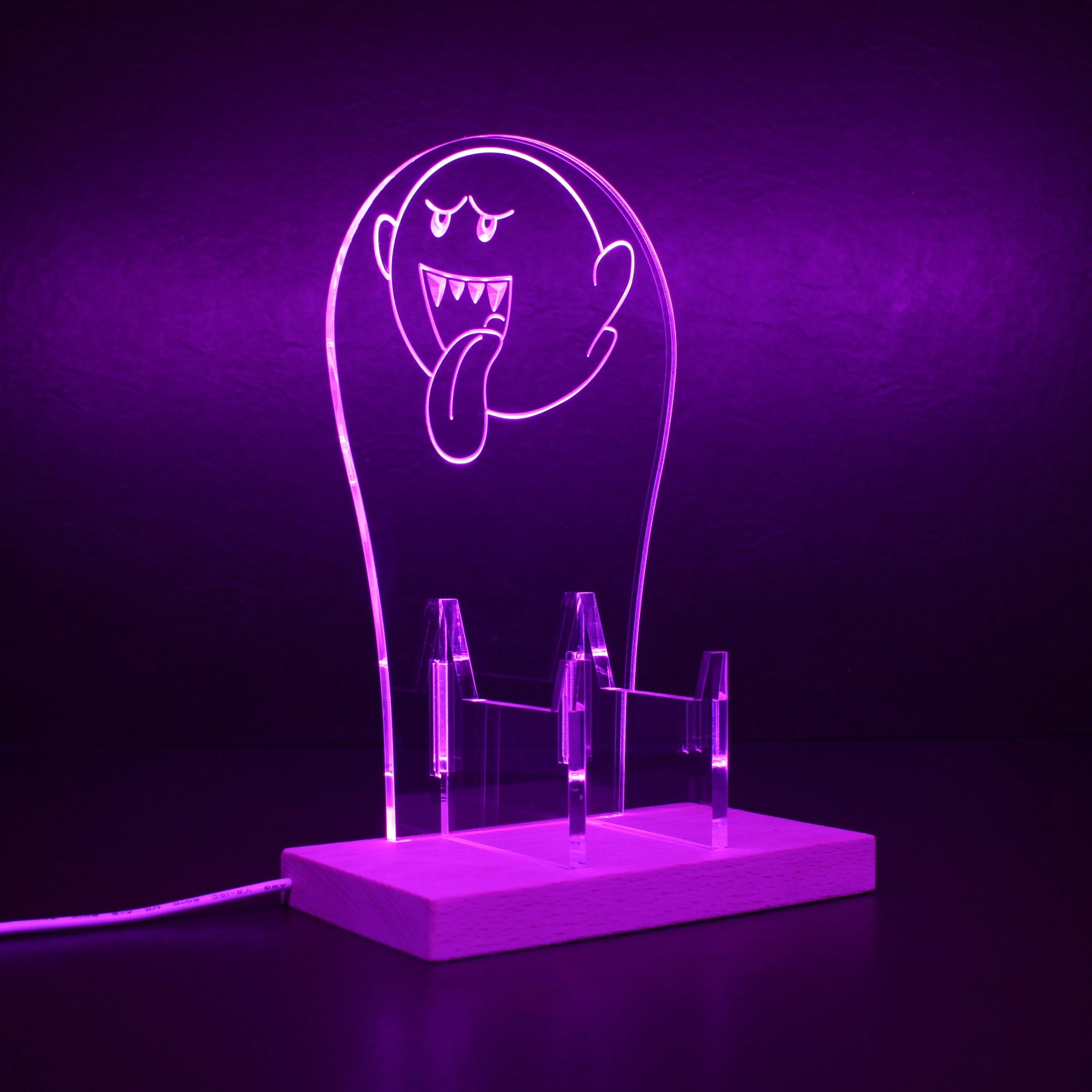 Super Mario Boo Ghost LED Gaming Headset Controller Stand - Image 9