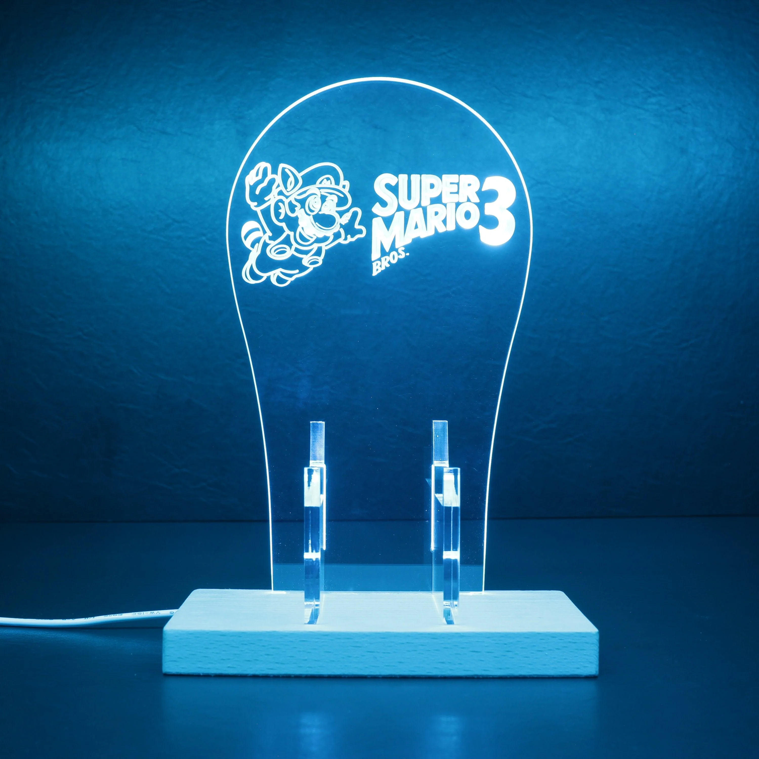 Super Mario Bros 3 LED Gaming Headset Controller Stand - Image 5
