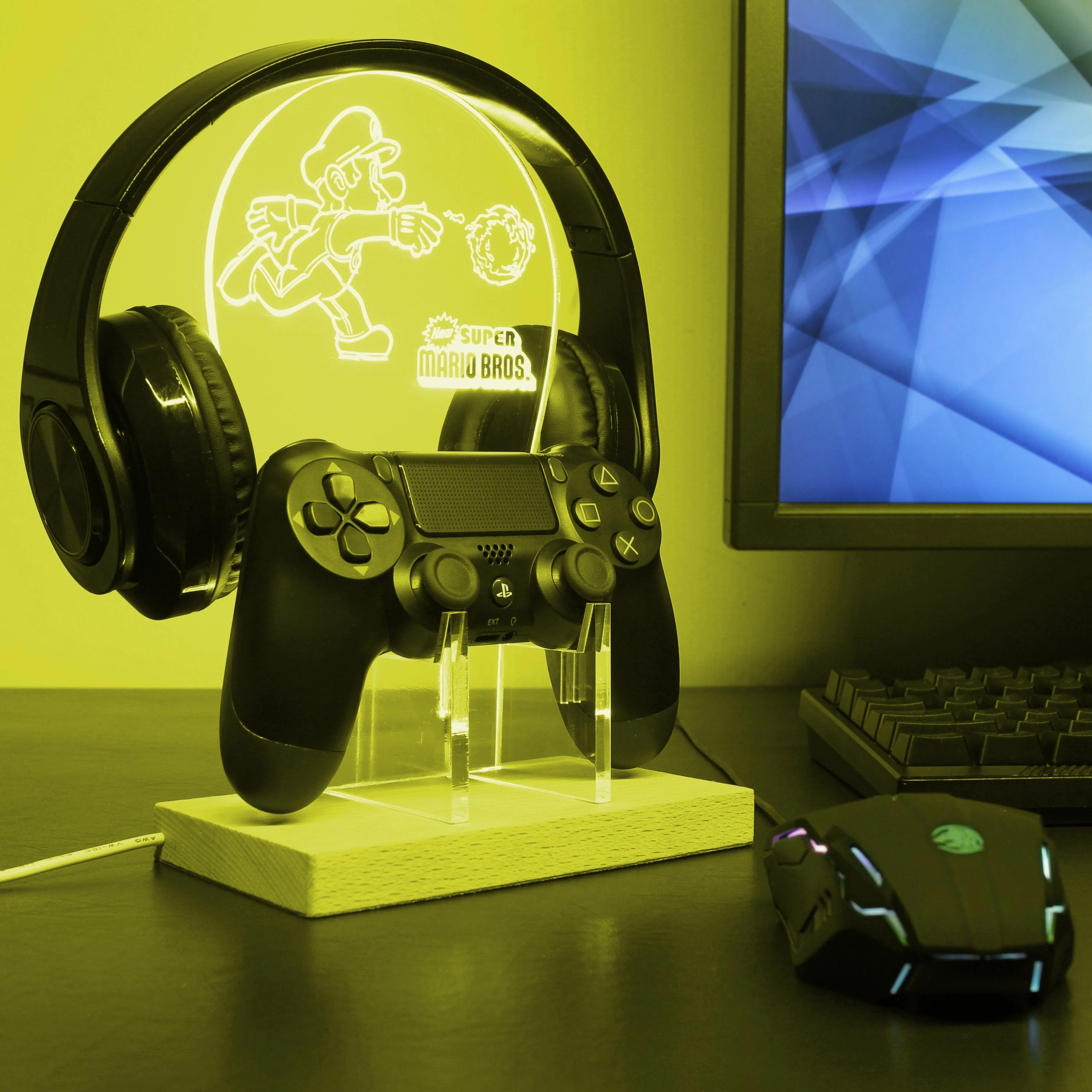 Super Mario LED Gaming Headset Controller Stand - Image 3