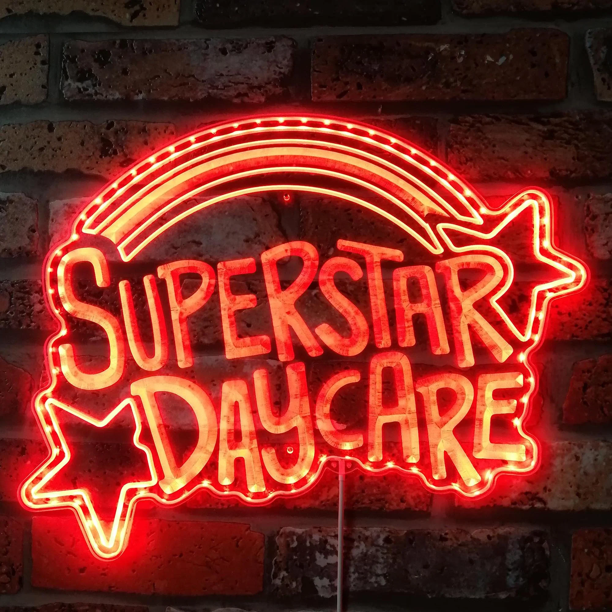 Superstar Daycare FNAF Neon LED Sign with Dynamic RGB Colors - Image 3