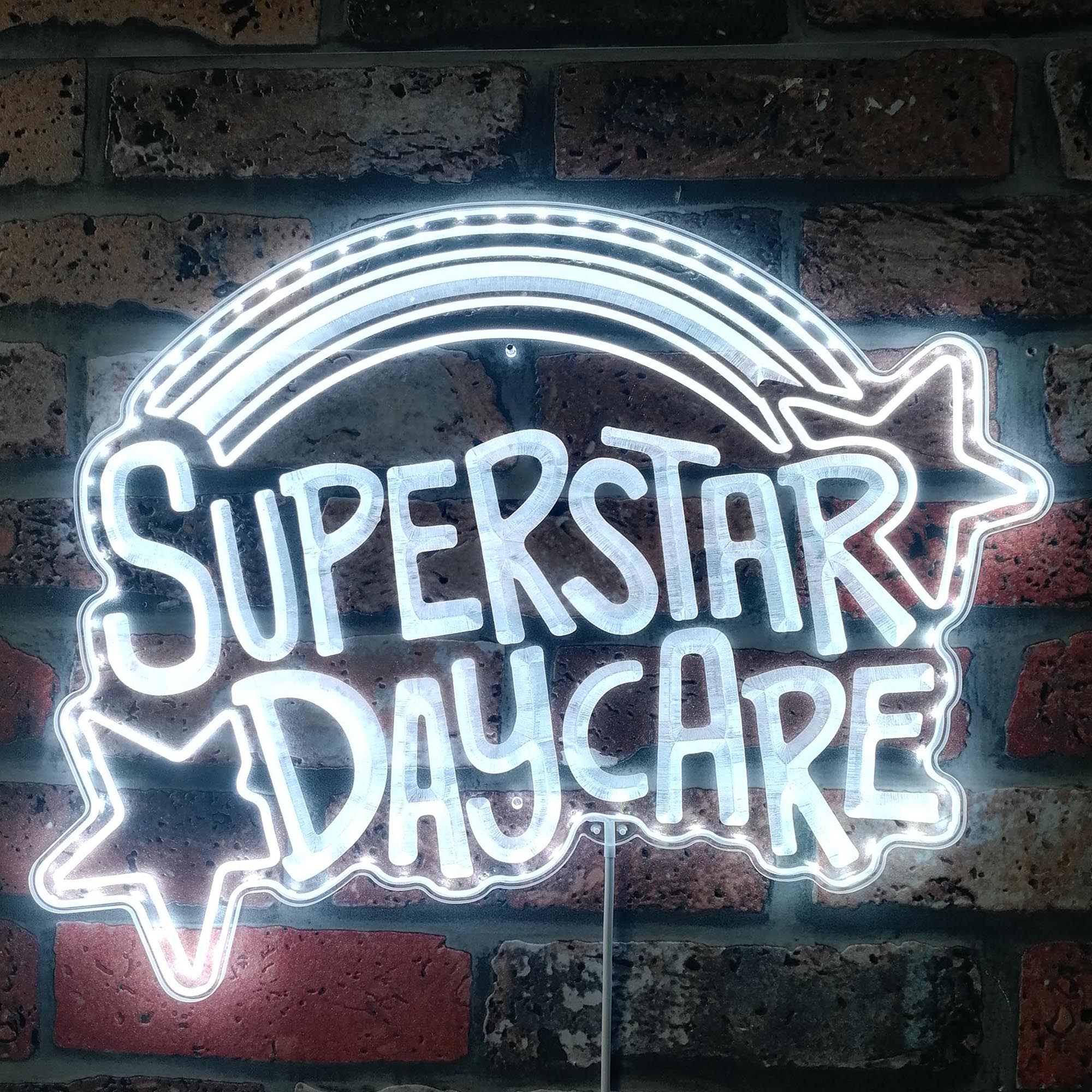 Superstar Daycare FNAF Neon LED Sign with Dynamic RGB Colors - Image 5