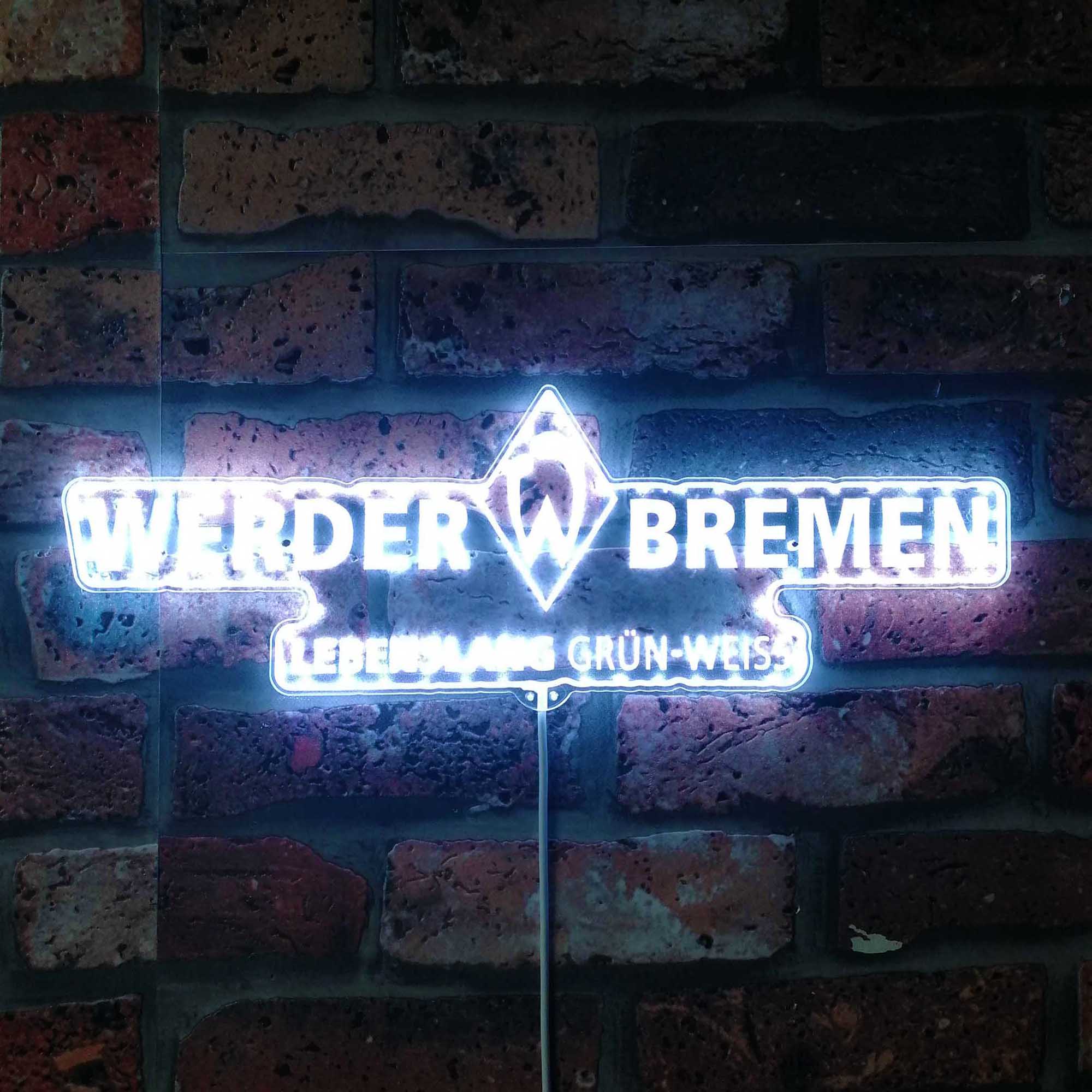 SV Werder Bremen FC Neon LED Sign with Dynamic RGB Colors - Image 5