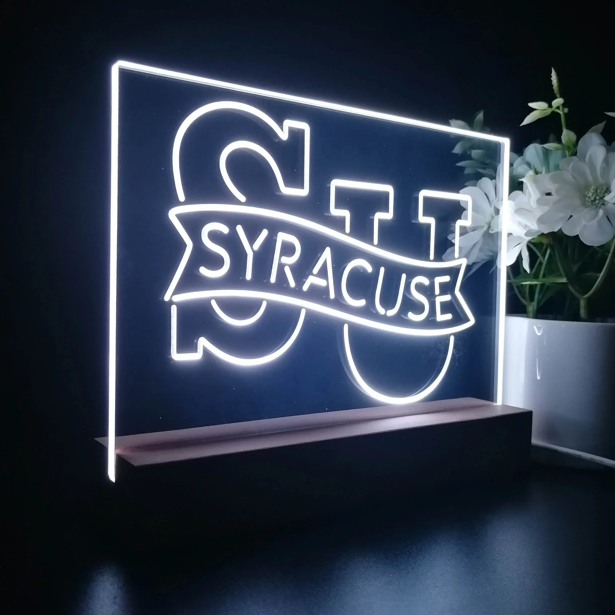 Syracuse Orange Night Light Pub Bar Lamp - Image 5