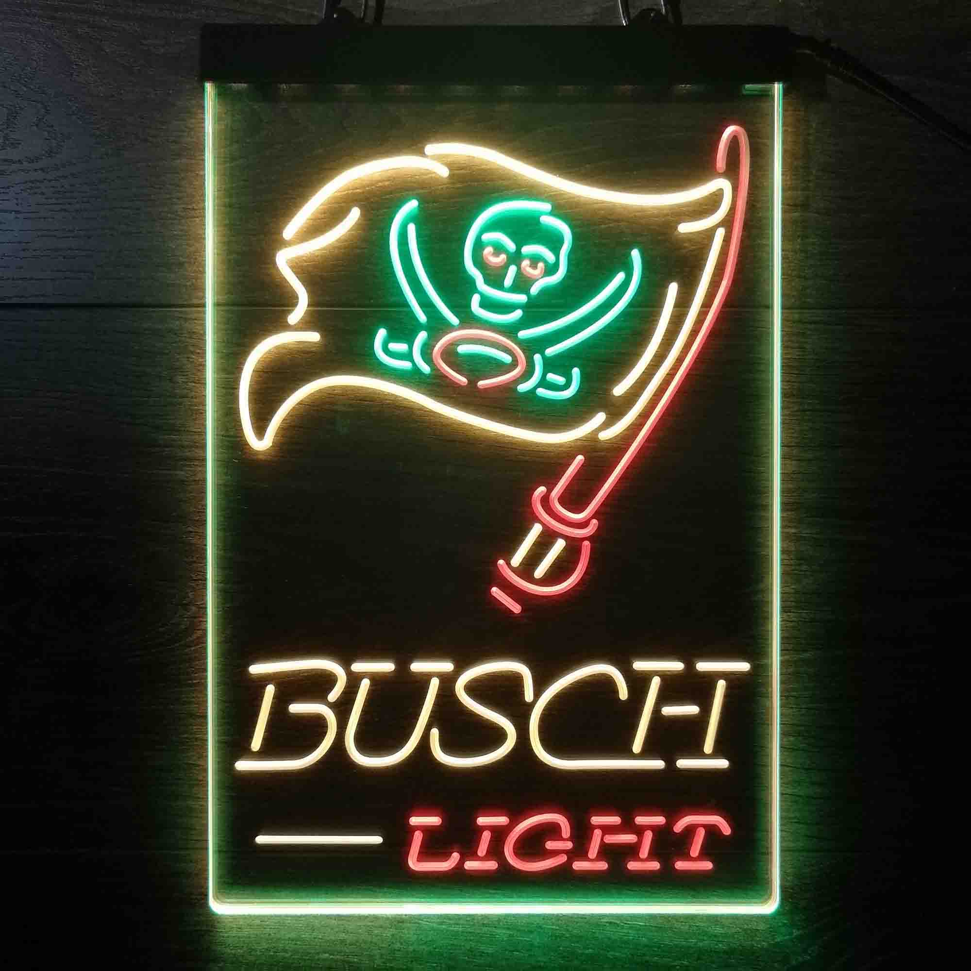 Tampa Bay Buccaneers Busch Neon LED Sign 3 Colors - Image 8