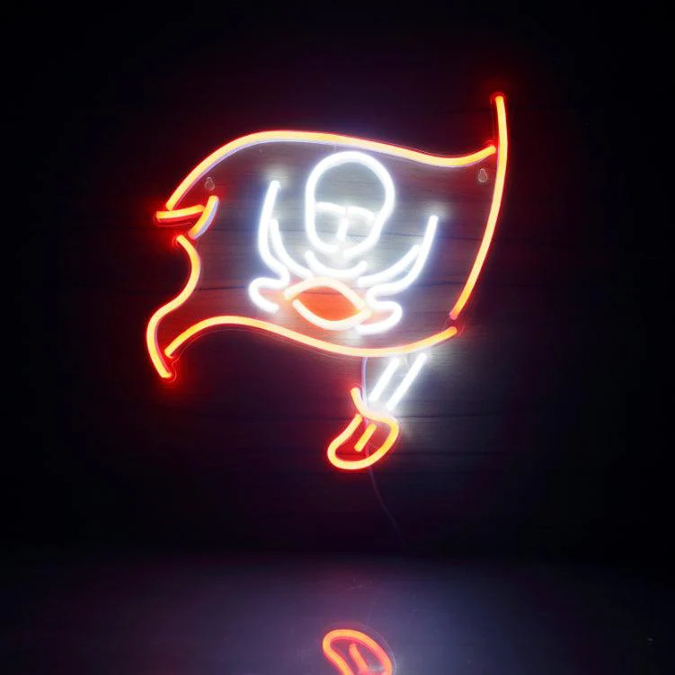 Tampa Bay Buccaneers Bar Neon Flex LED Sign