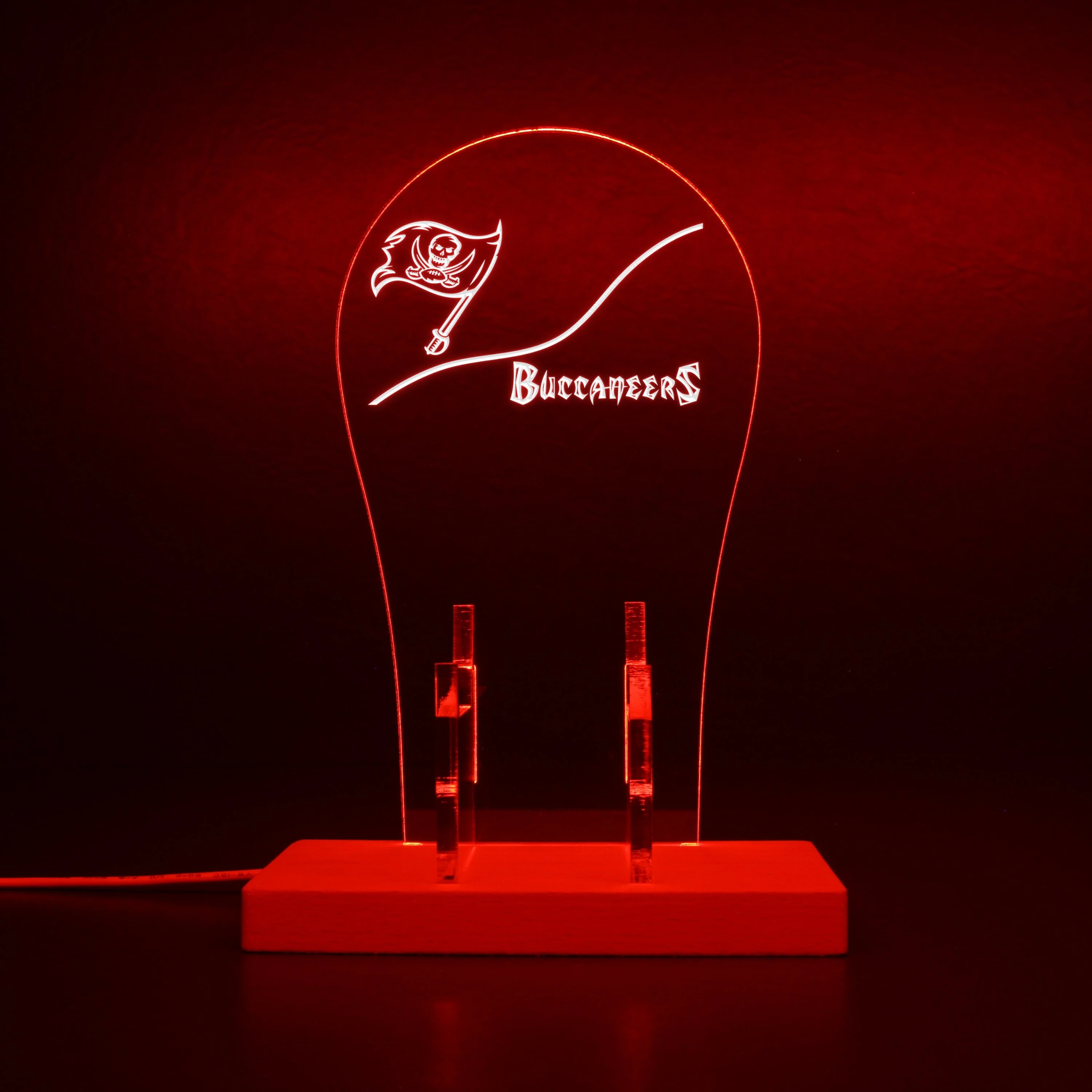 Tampa Bay Buccaneers LED Gaming Headset Controller Stand - Image 5