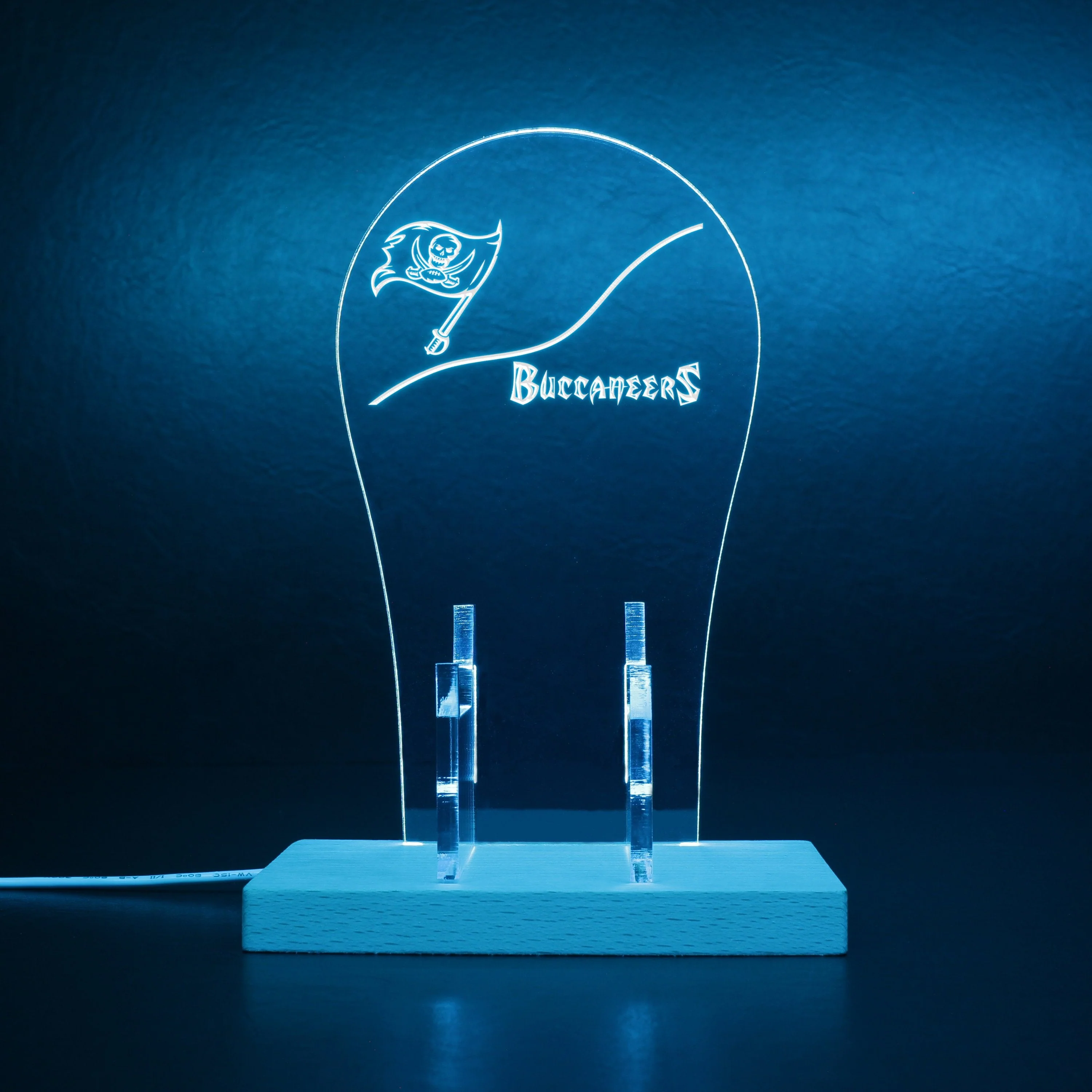 Tampa Bay Buccaneers LED Gaming Headset Controller Stand - Image 6