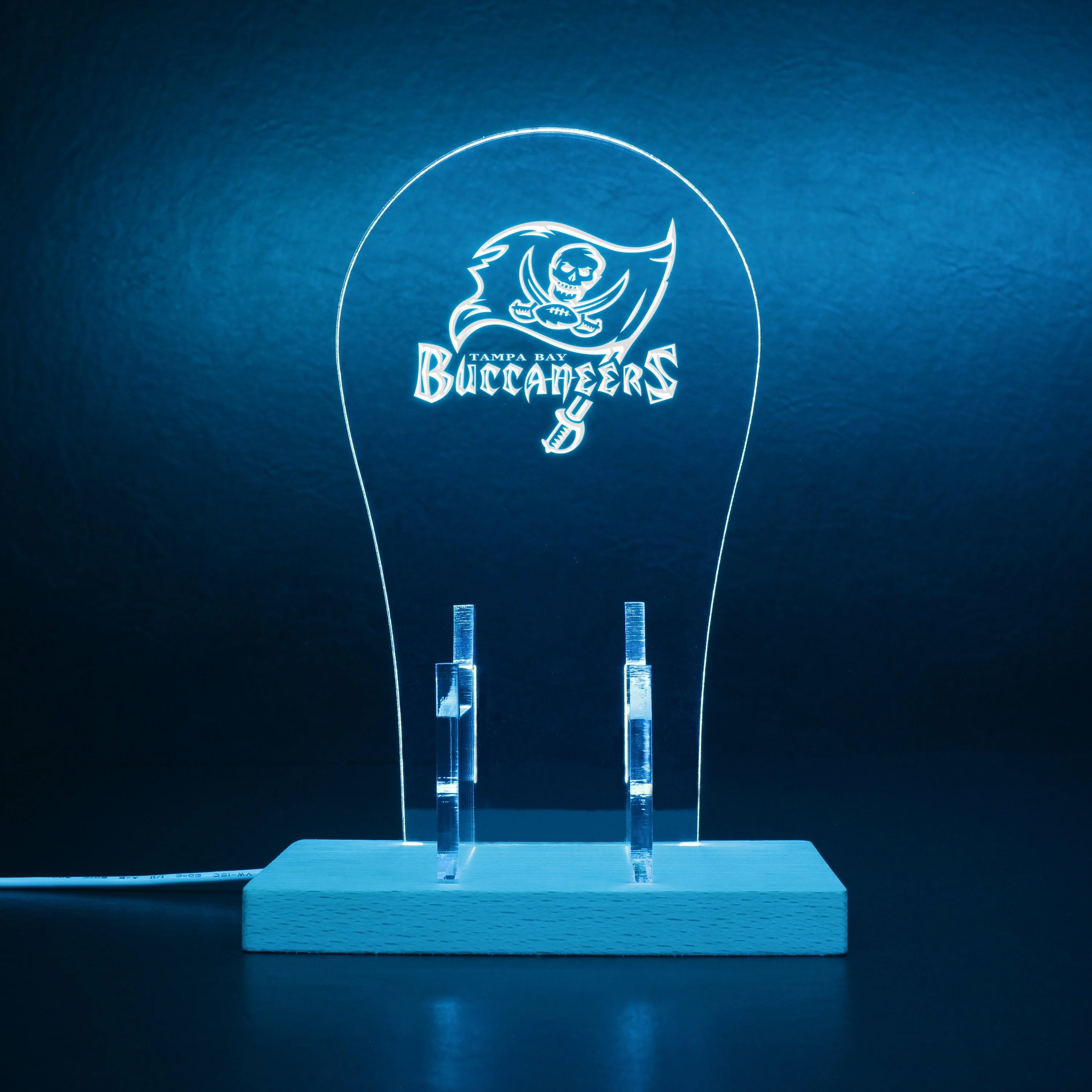 Tampa Bay Buccaneers LED Gaming Headset Controller Stand - Image 6