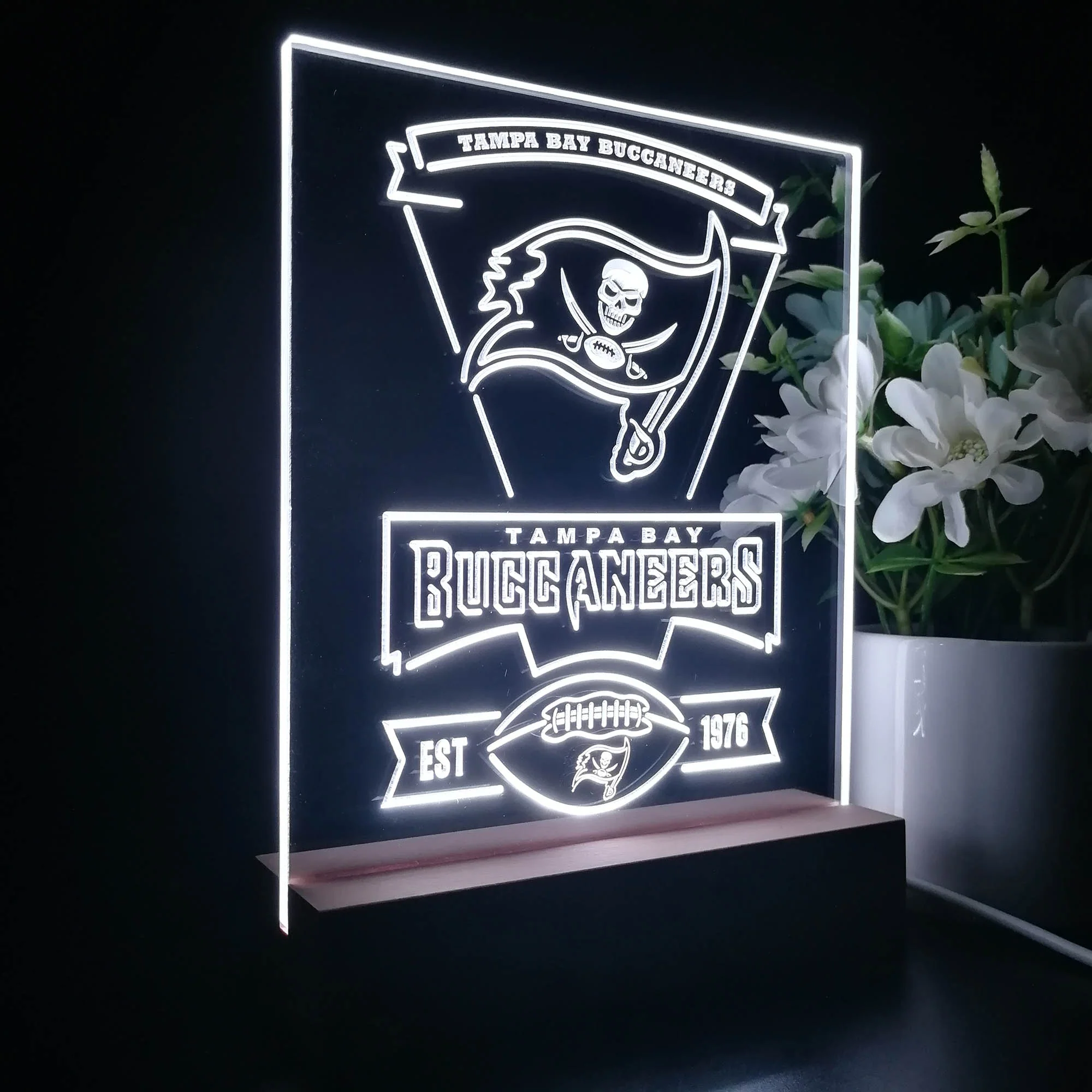 Tampa Bay Buccaneers Neon Sign Pub Bar Lamp - Image 6